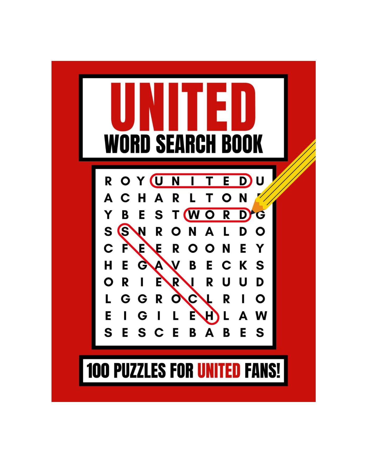 United Word Search Book: 100 Puzzles for United Fans - £7.99