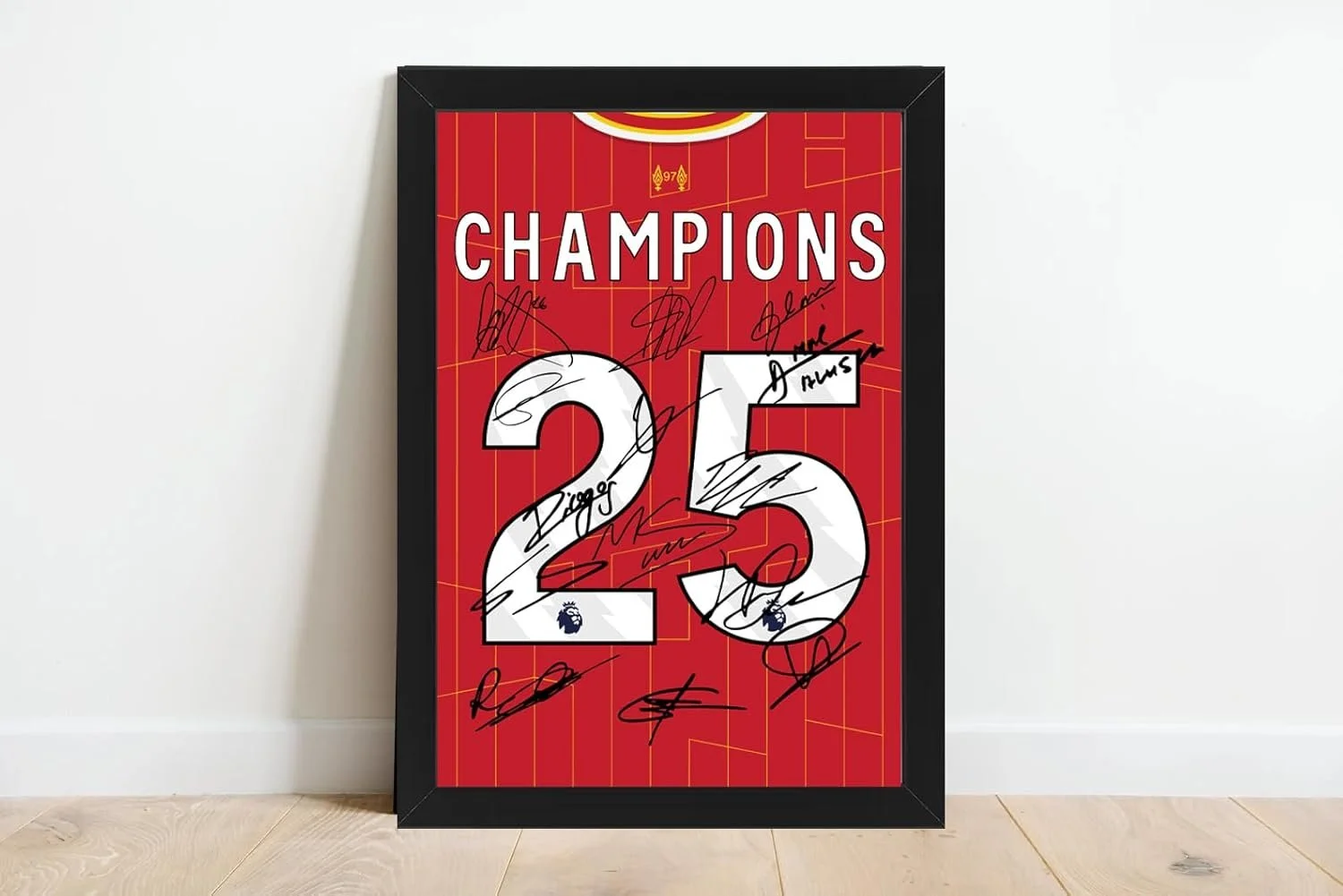 Champions 2025 Liverpool Squad Signed and Framed Autograph Photo - £24.99