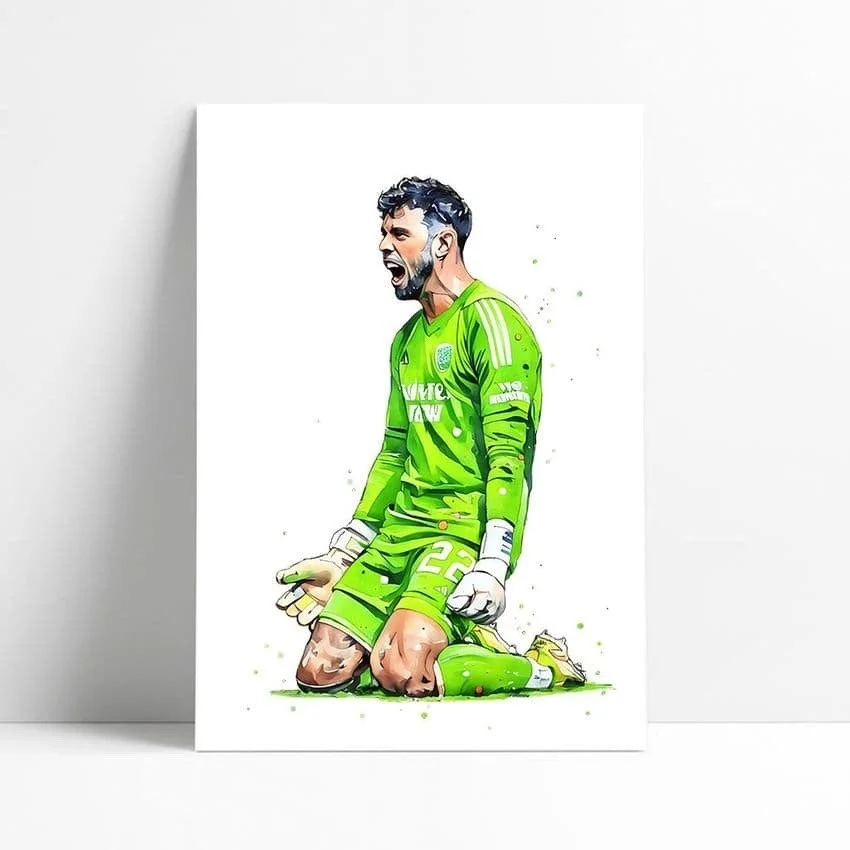Arsenal | David Raya Art Print
£13.99