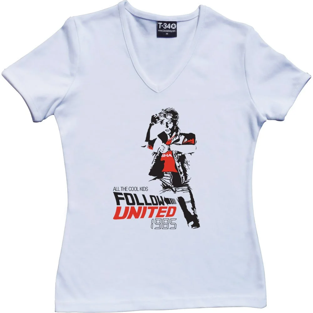 Back To The Future "All The Cool Kids Follow United" T-Shirt | Manchester United - £19.99