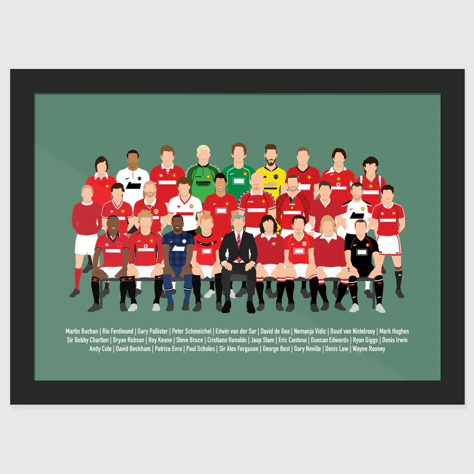 Manchester United Icons Print - £15.00