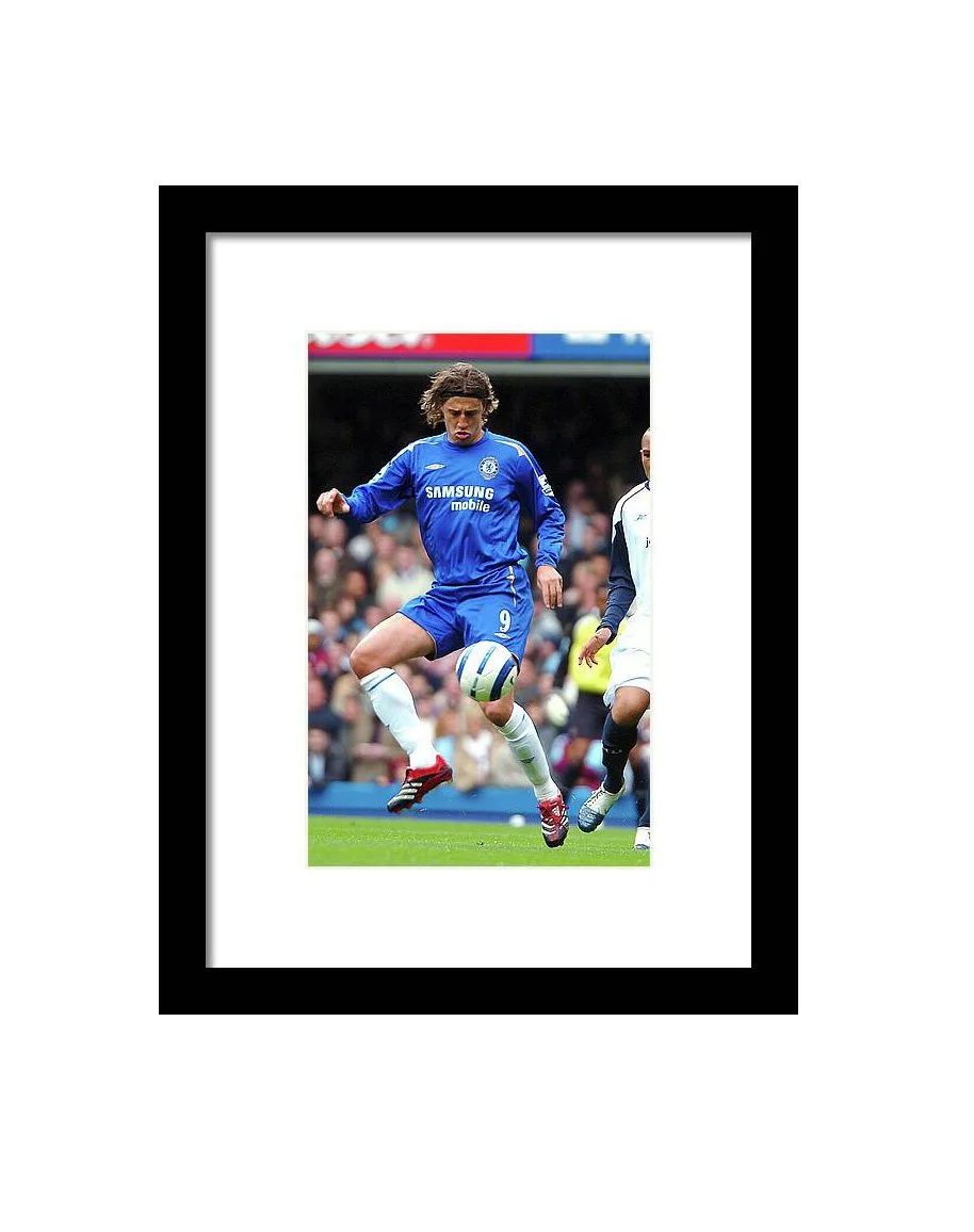 Hernan Crespo Playing For Chelsea FC Framed Print 6.5" x 10"
 £49.52 