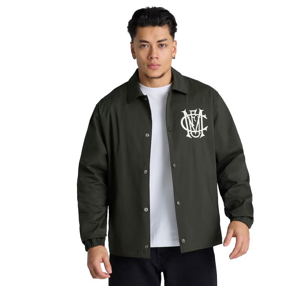 Manchester United Archive Coach Jacket Charcoal - £75.00