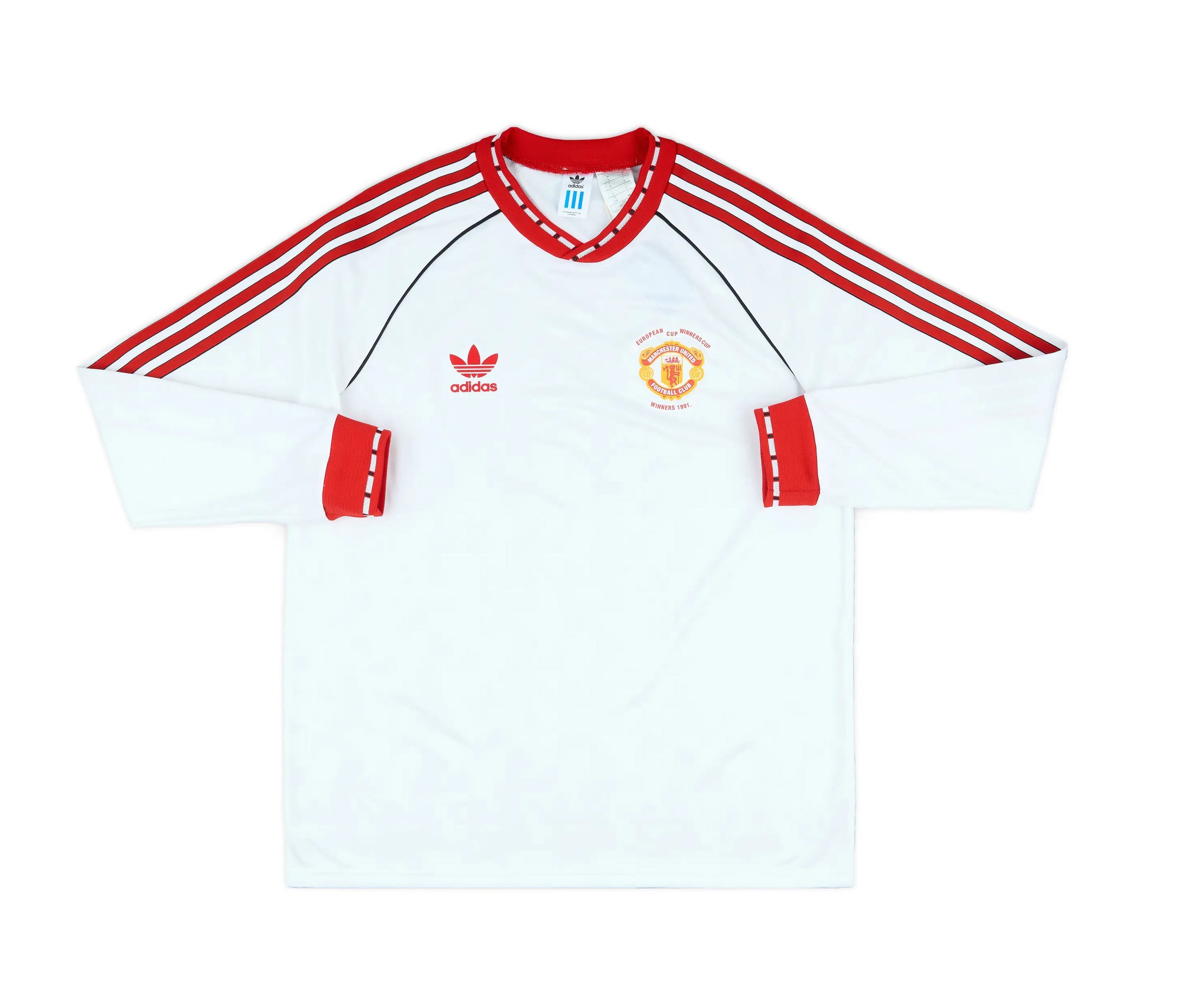 1991 Manchester United adidas Originals Reissue Away Long Sleeve Shirt - £79.99