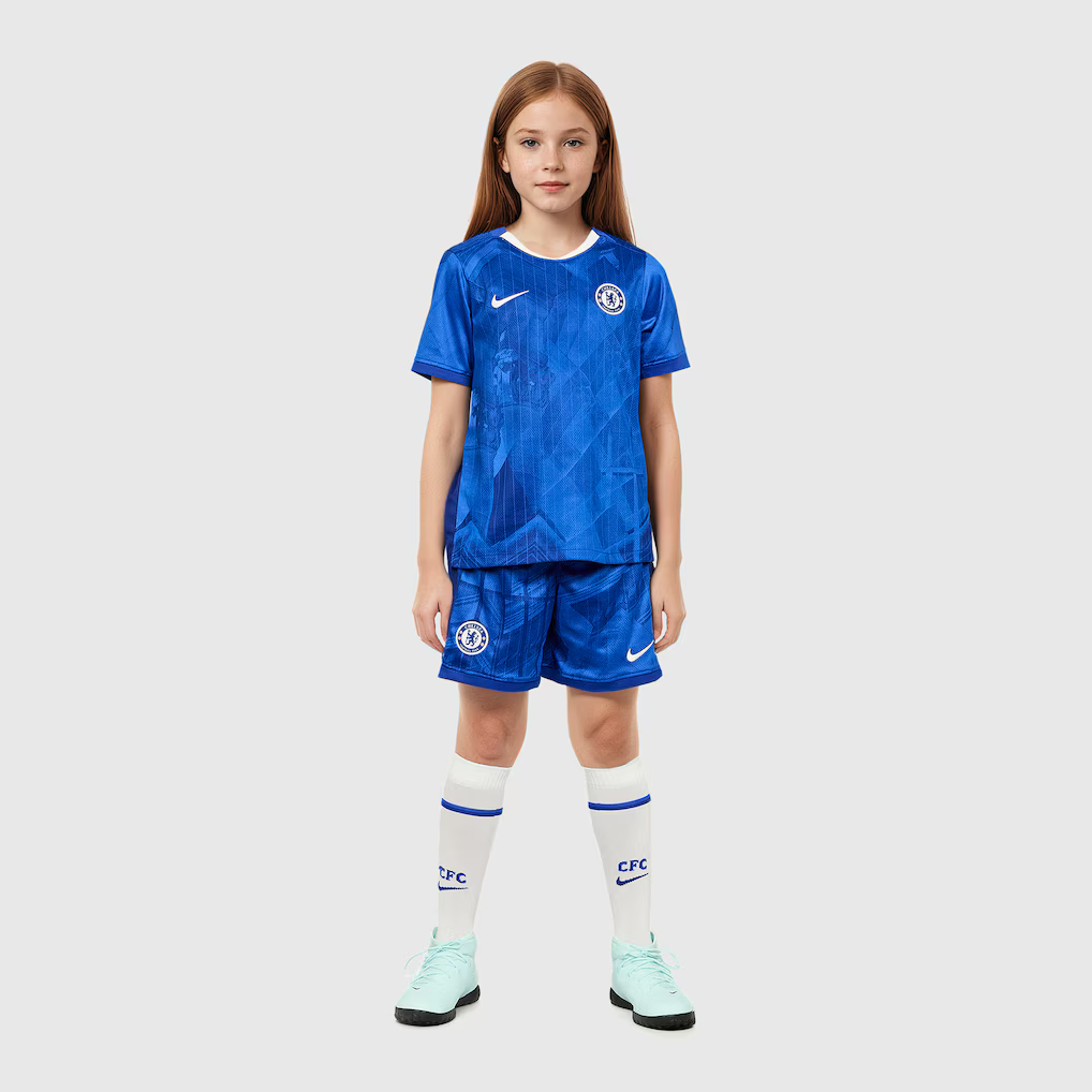 Chelsea Nike Home Stadium MiniKit 2025-26 - Little Kids - £54.99