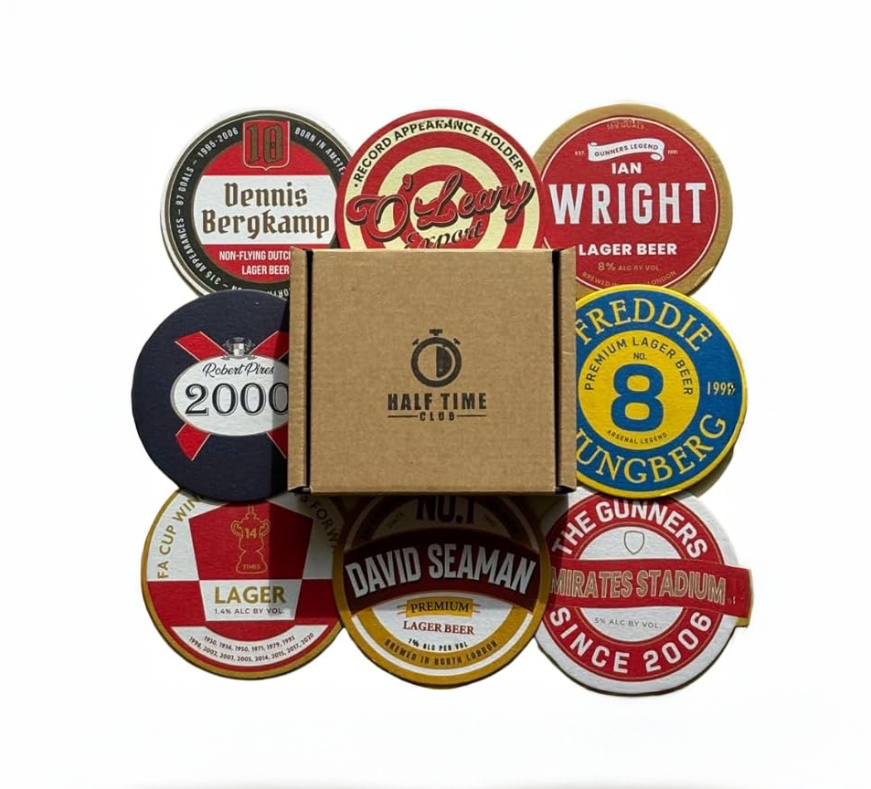 Arsenal 2nd Edition Football Beer Mat Coasters - £14.99