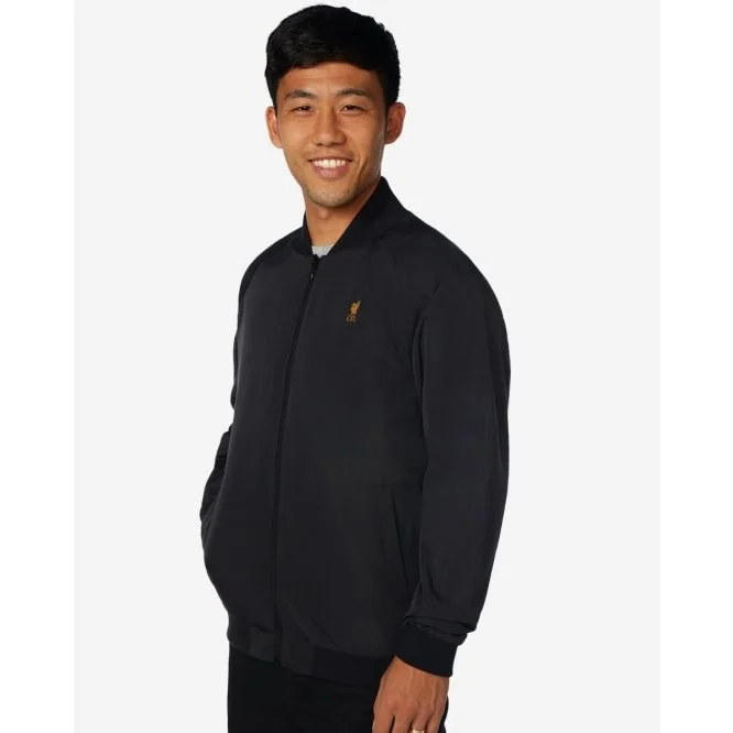 Liverpool Mens Bomber Jacket Black - £65.00