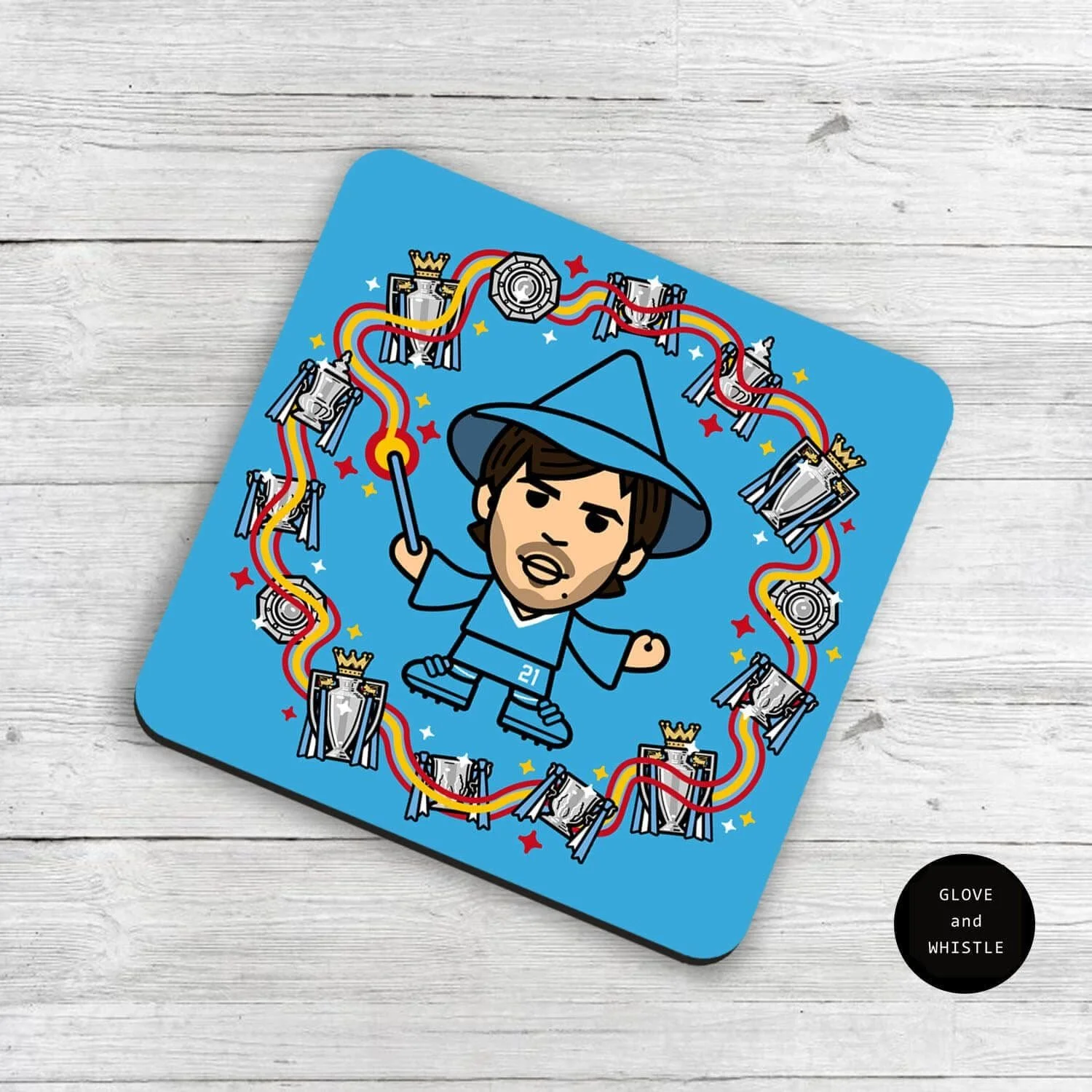 David Silva Manchester City Coaster
 £4.99 