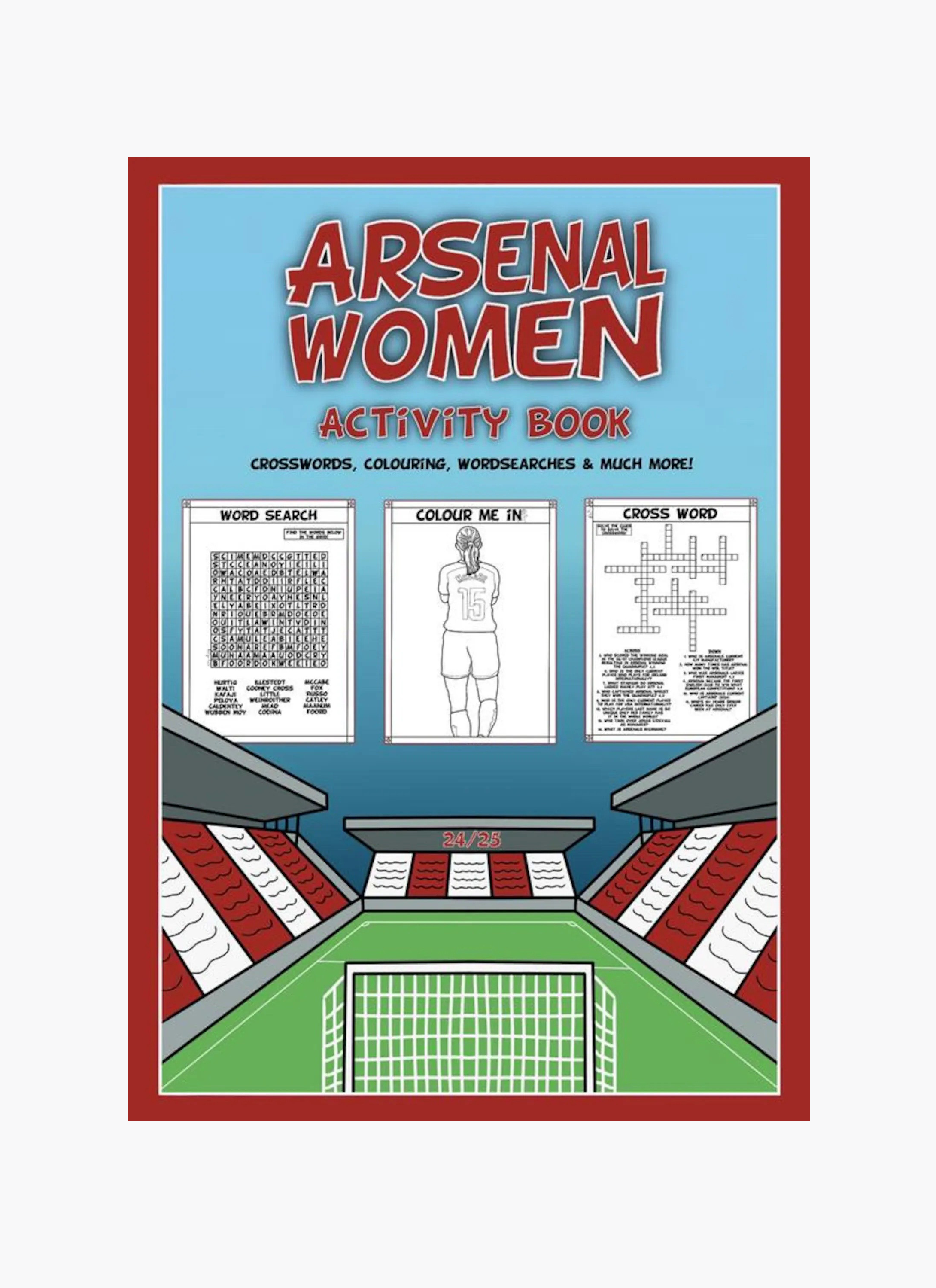 Arsenal women’s football activity book - £6.99