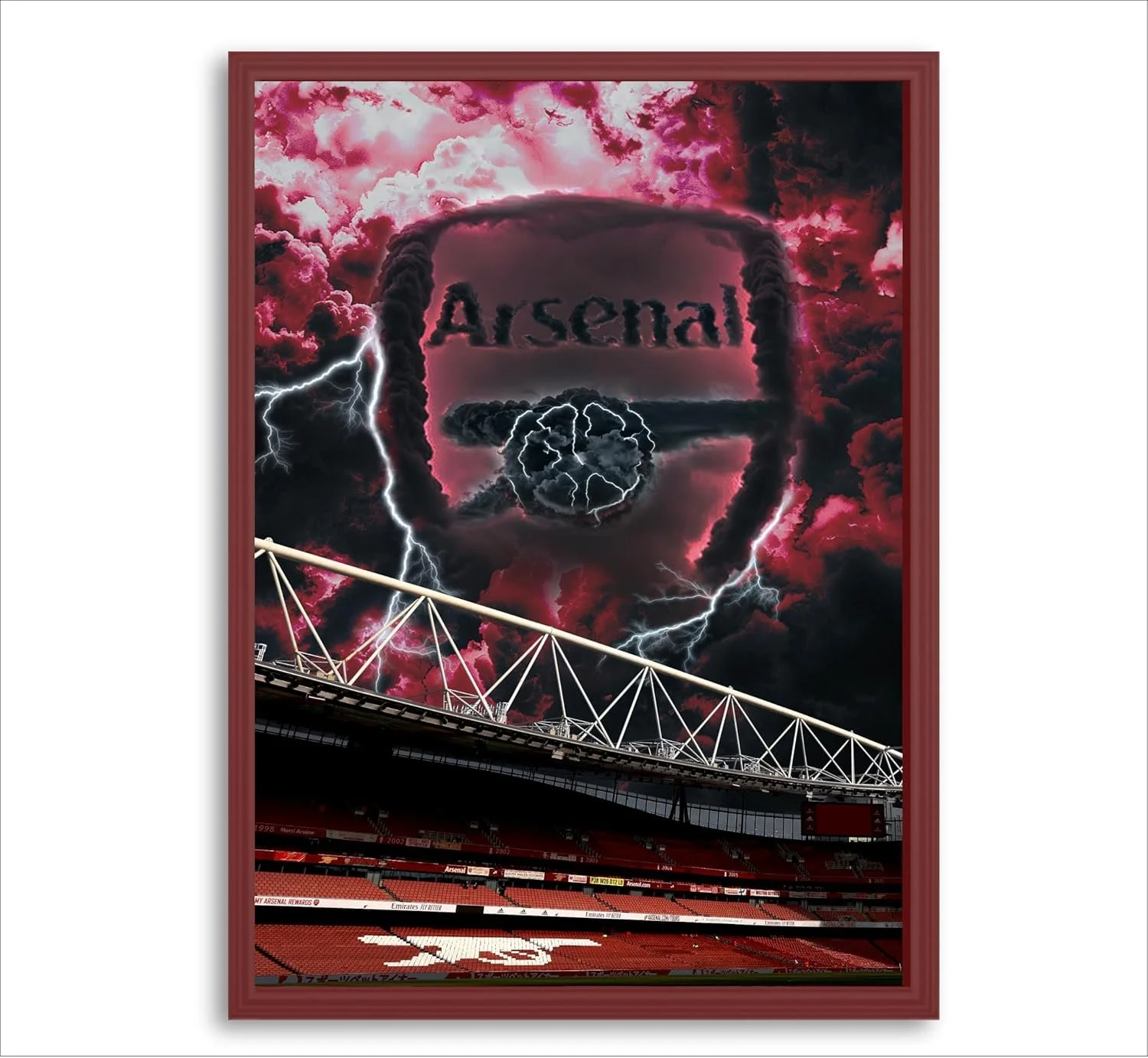 Arsenal FC Poster Emirates Football Stadium Print A3 - £19.99