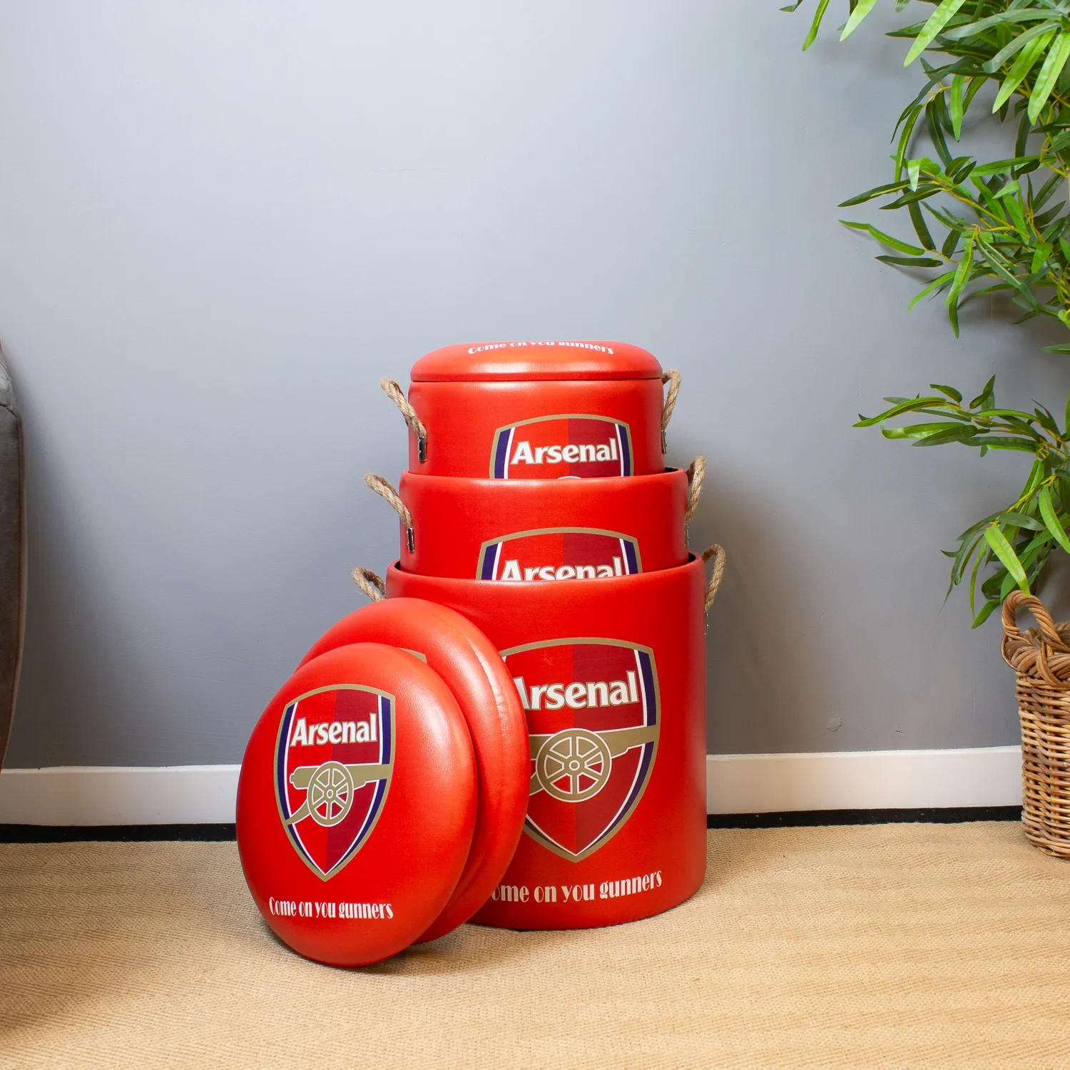 Arsenal FC Storage Stool 
 £19.99  