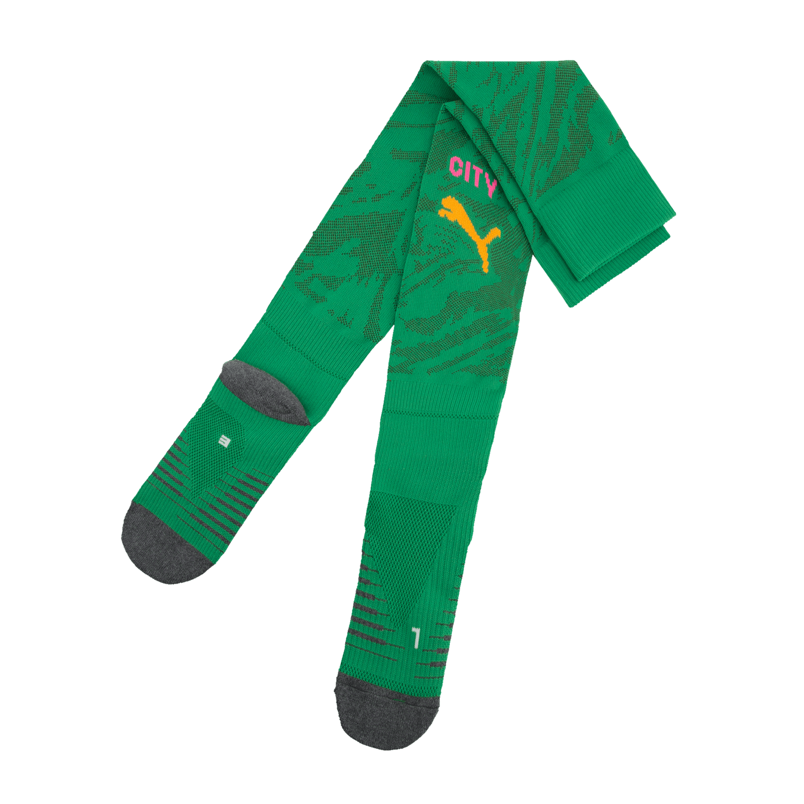 Kids' Manchester City Goalkeeper Socks 2025/26 - £18.00