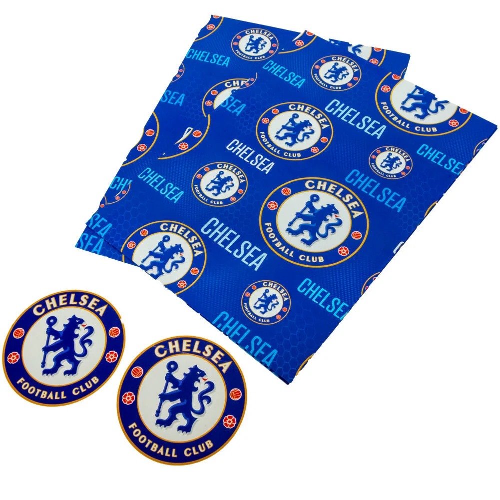 Chelsea FC Text Gift Wrap - £5.99