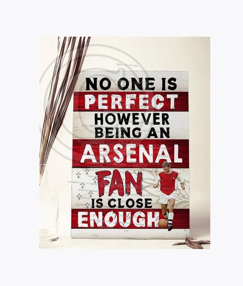 No One Is Perfect, Football Wall Art Print - £9.99
