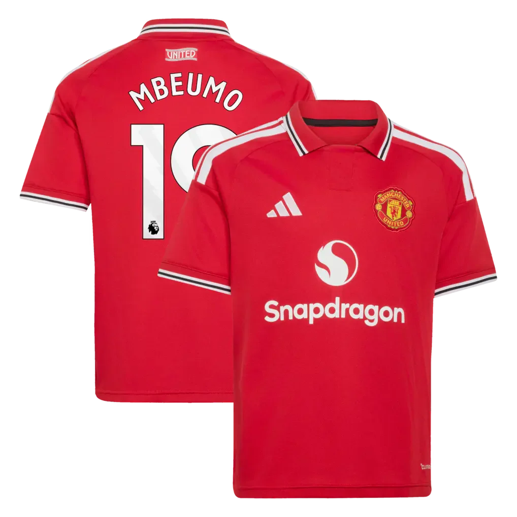 Manchester United adidas Home Shirt 2026-27 - Kids Mbeumo 
 £75.00 