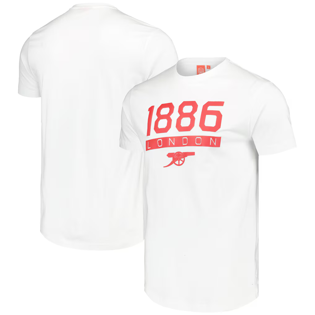 Arsenal Core Established Graphic T-Shirt | White | Mens - £20.00