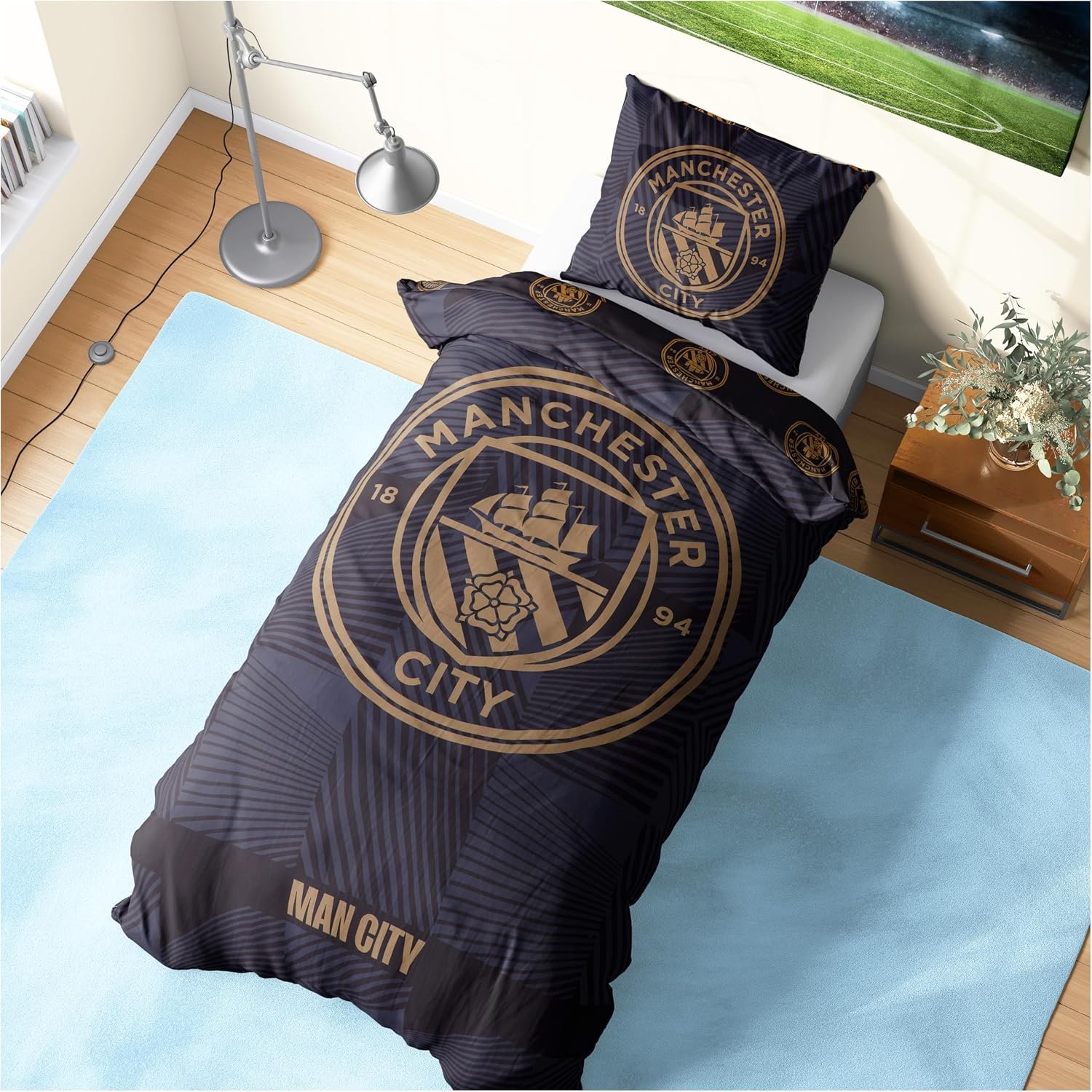 Manchester City FC Single Duvet Cover Set
 £21.49  