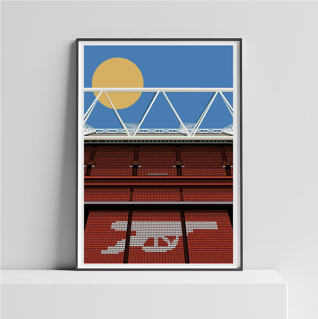 For the Gunners | Arsenal Stadium A3 Matte Art Print - £25.00