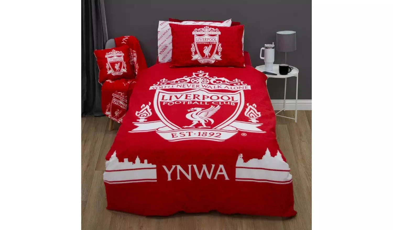 Liverpool FC Football Kids Bedding Set Single - £24.00