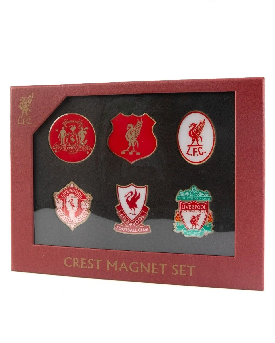 LFC 6pk Crest Magnet Set - £20.00