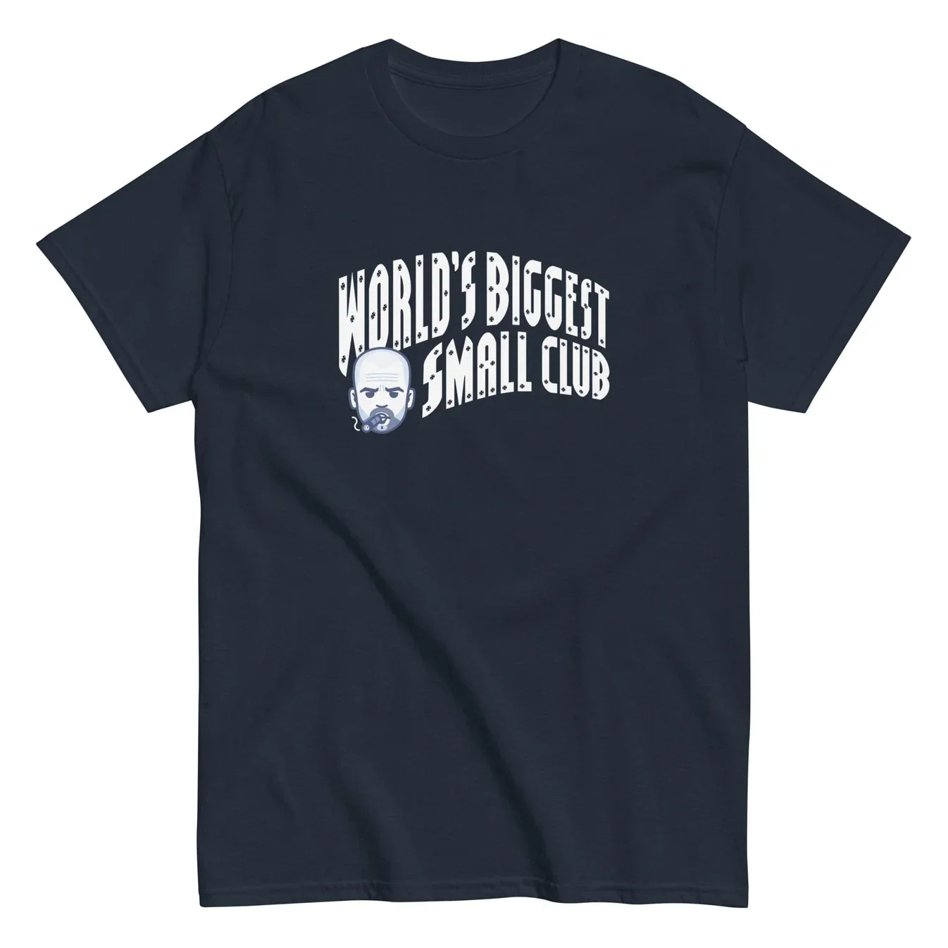 World's Biggest Small Club Navy T-shirt - £28.00