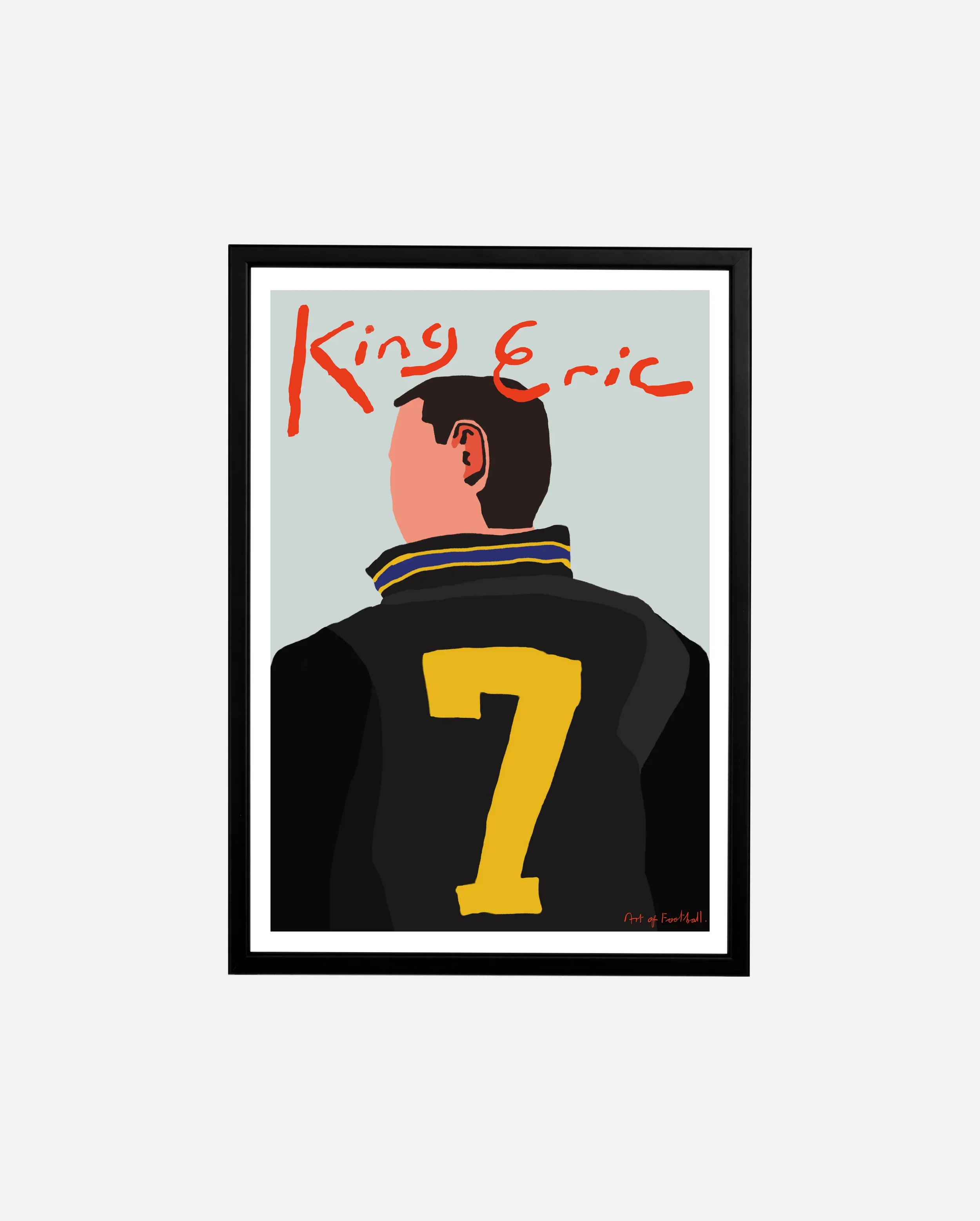 King Eric | Manchester United FC | Framed A4 Art Print - £32.00