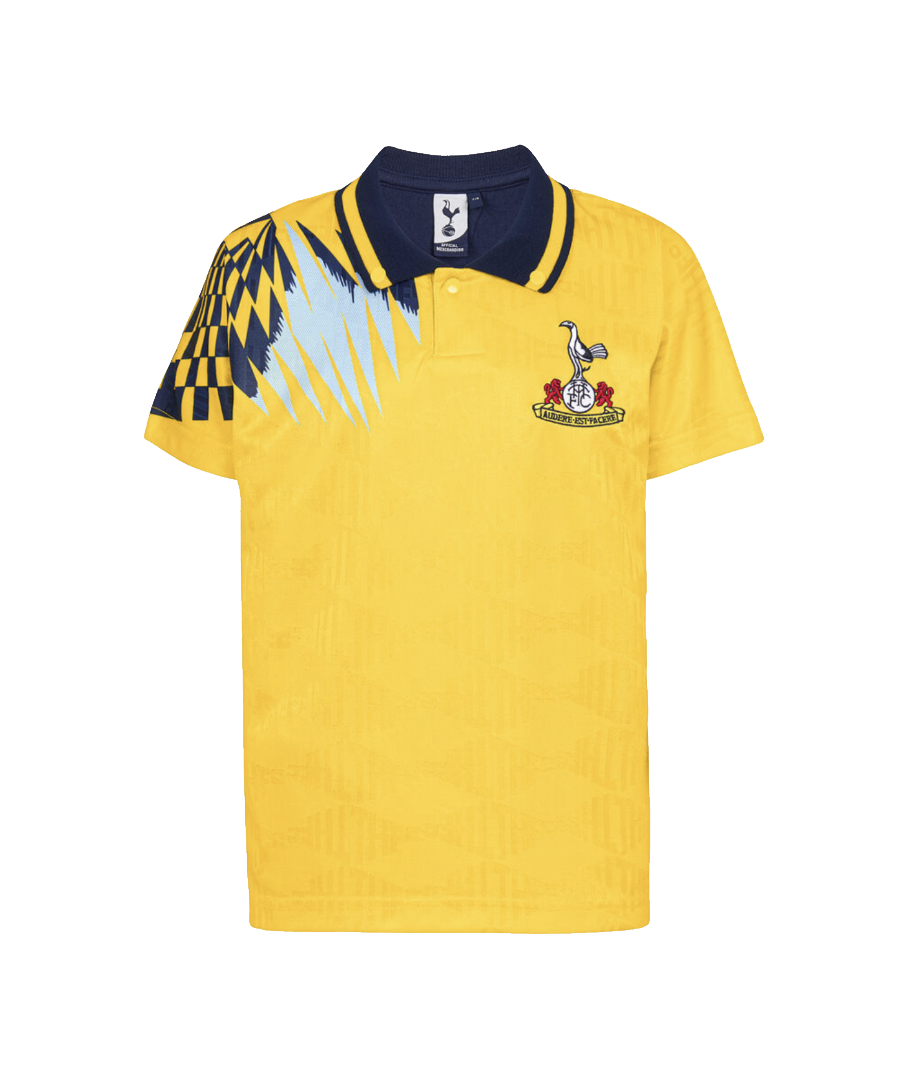 Spurs Kids Retro 1992 Yellow Away Shirt - £25.00