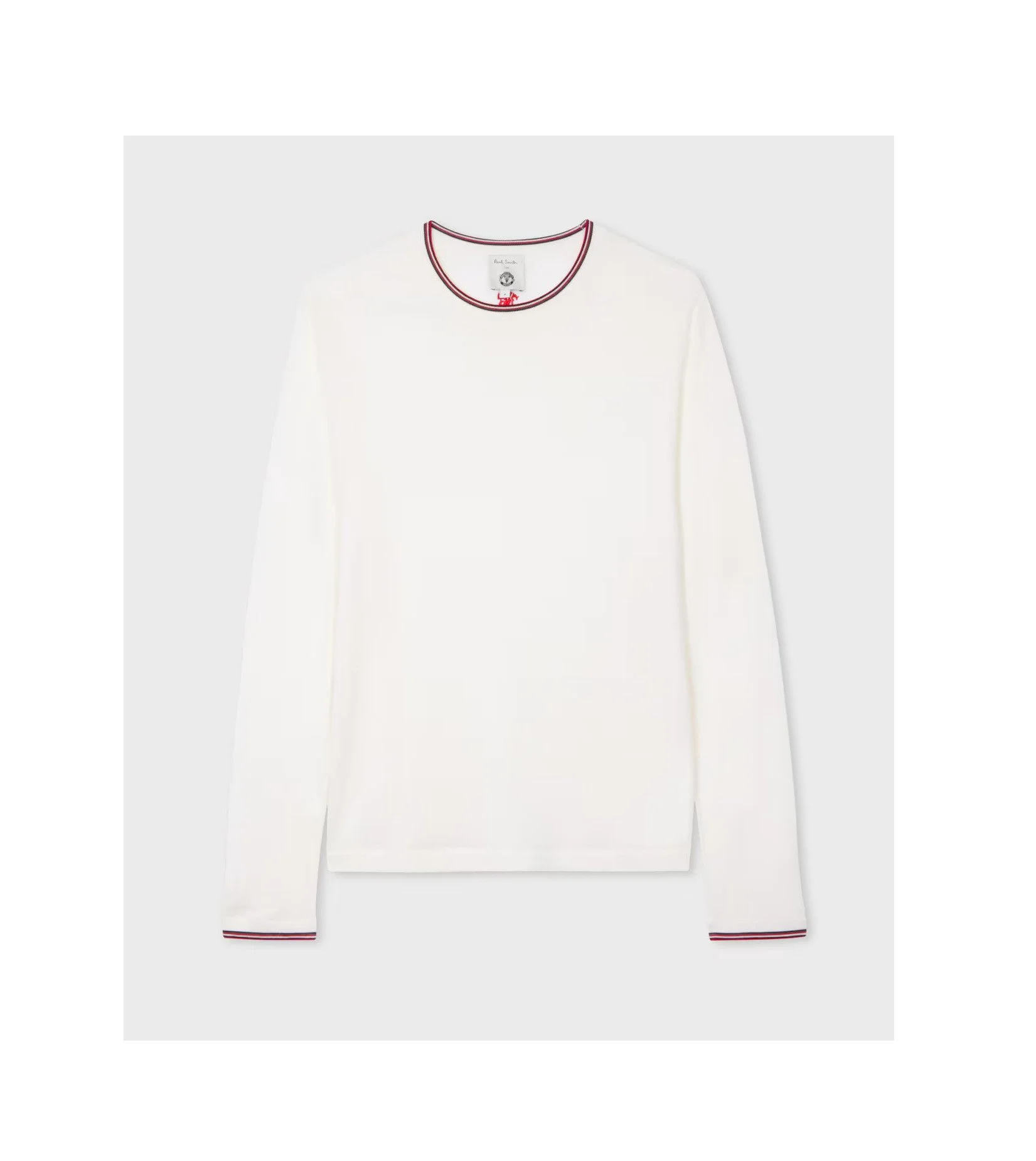 Paul Smith & Manchester United | White Merino Wool Sweater - £205.00