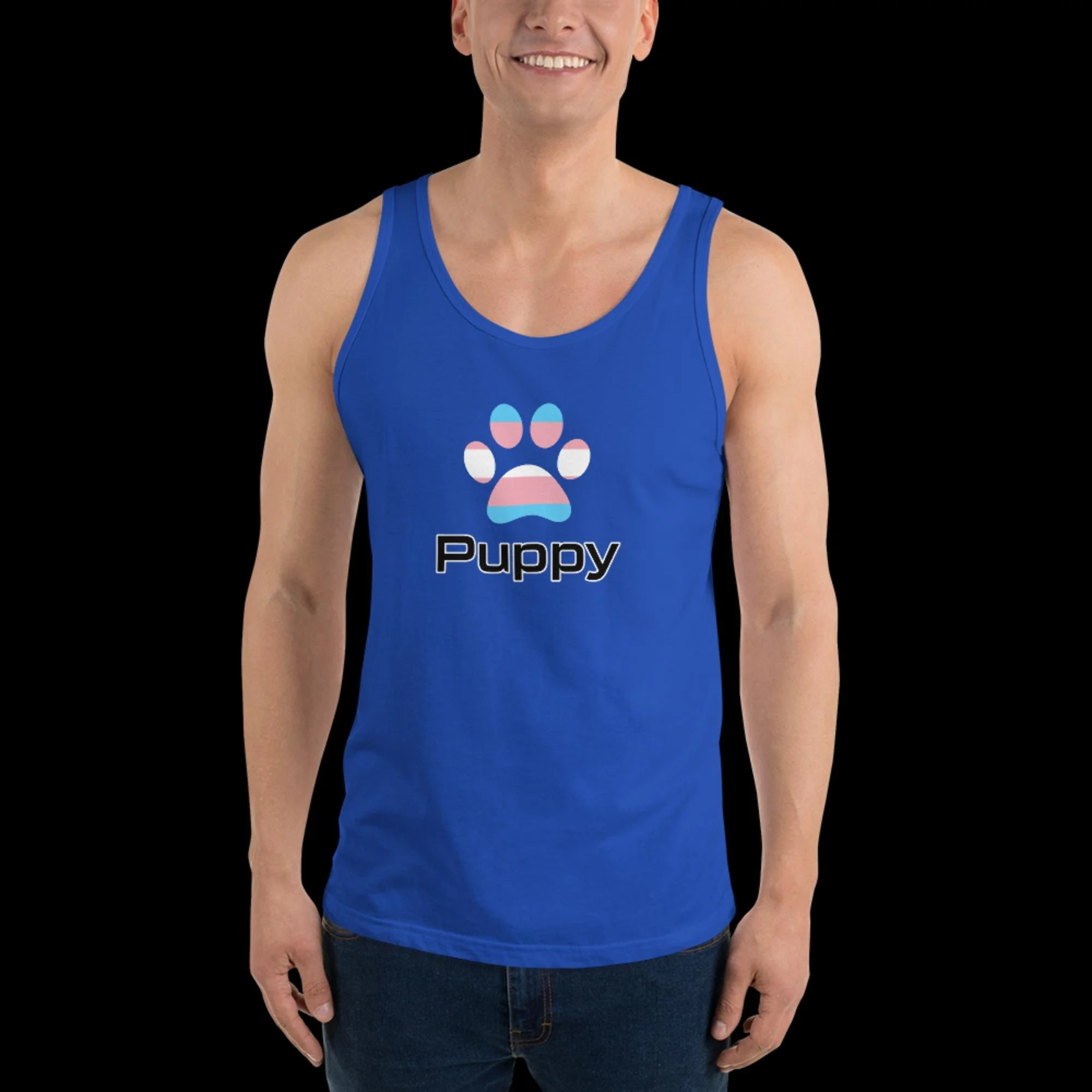 Prime Puppy Tank Top - Transgender Pride