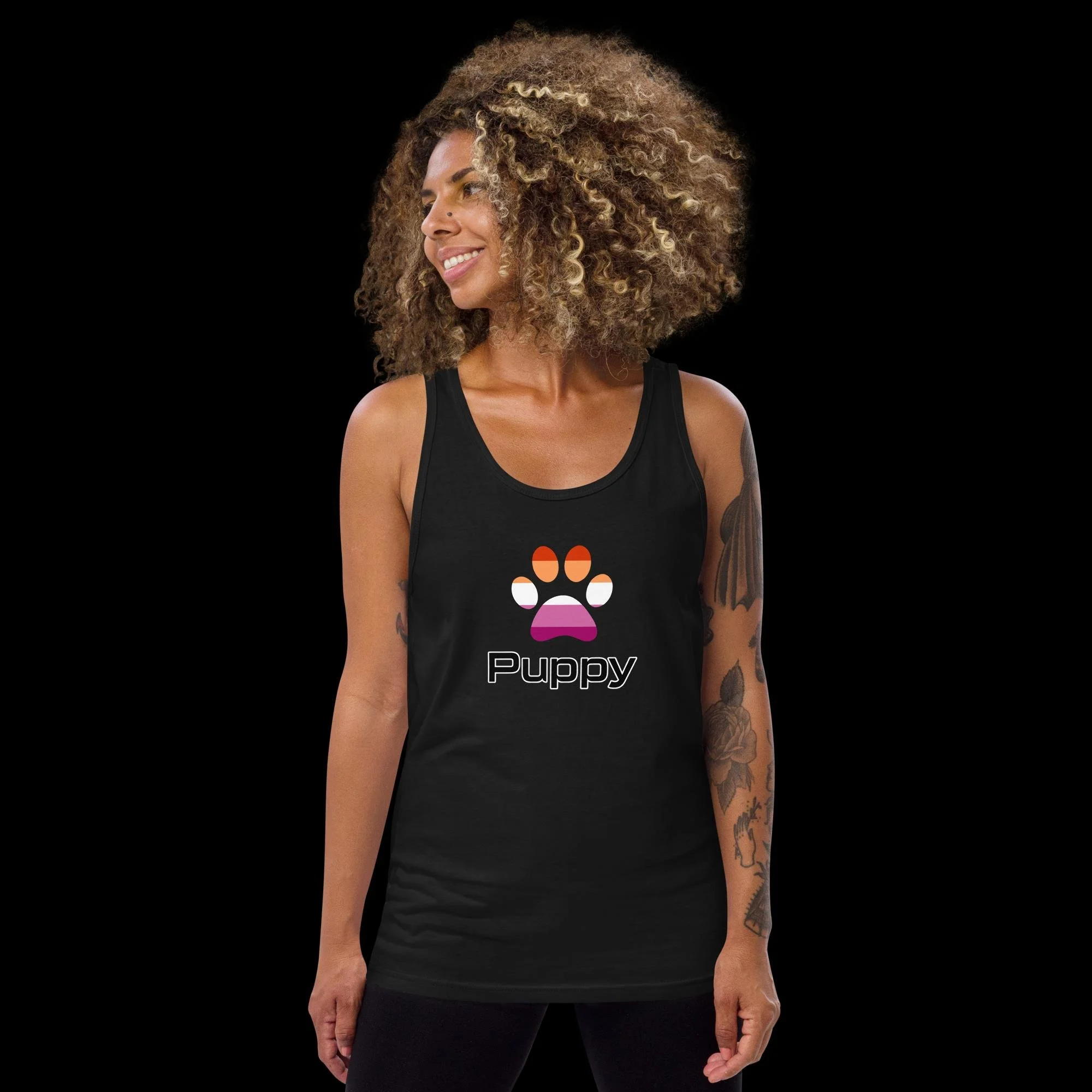 Prime Puppy Tank Top - Lesbian Pride