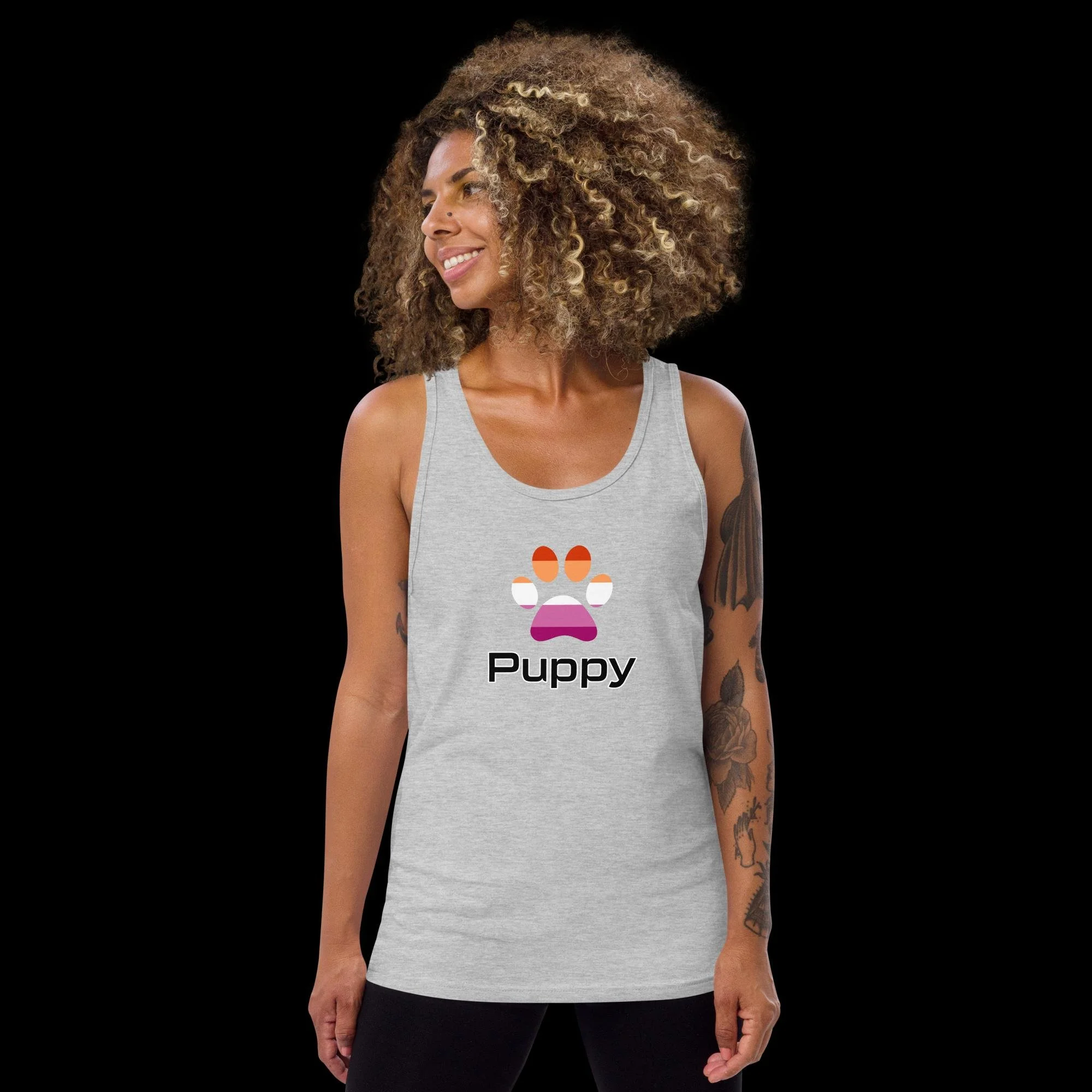 Prime Puppy Tank Top - Lesbian Pride
