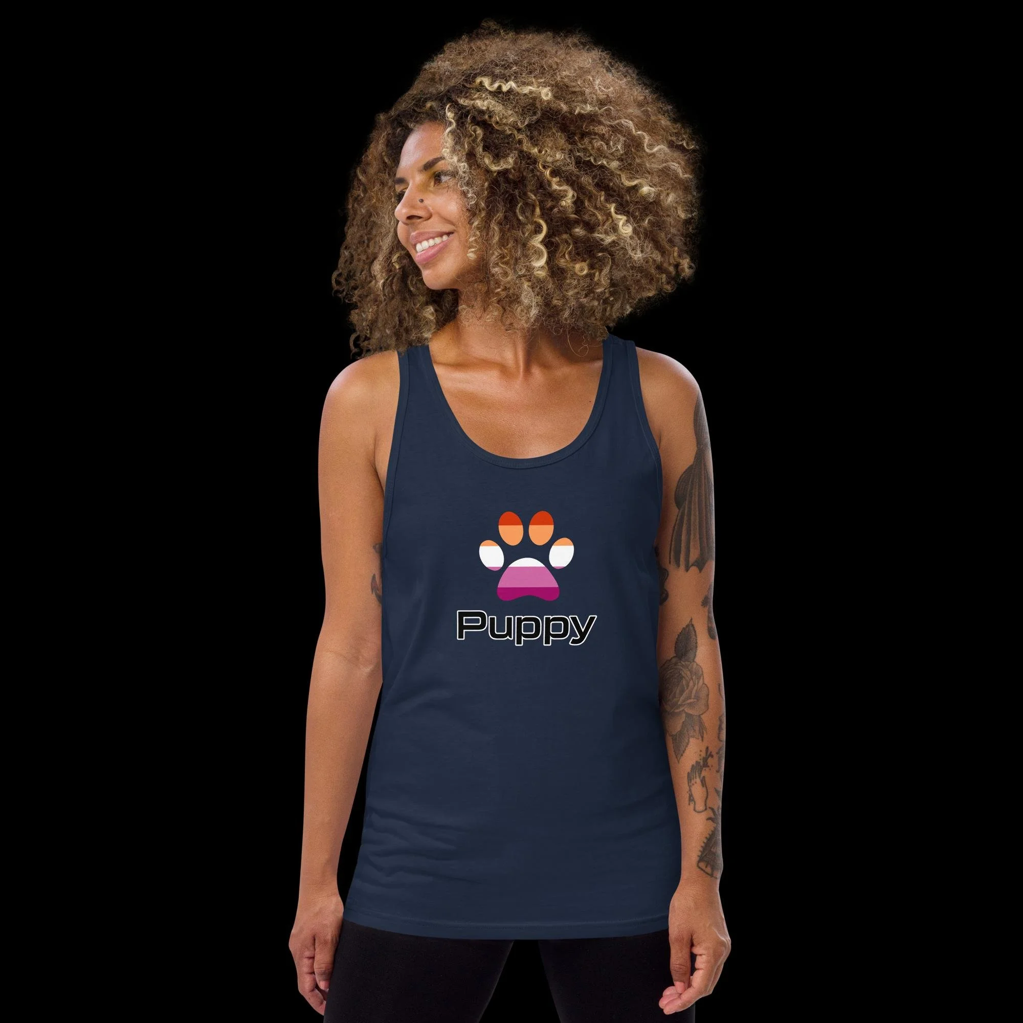 Prime Puppy Tank Top - Lesbian Pride