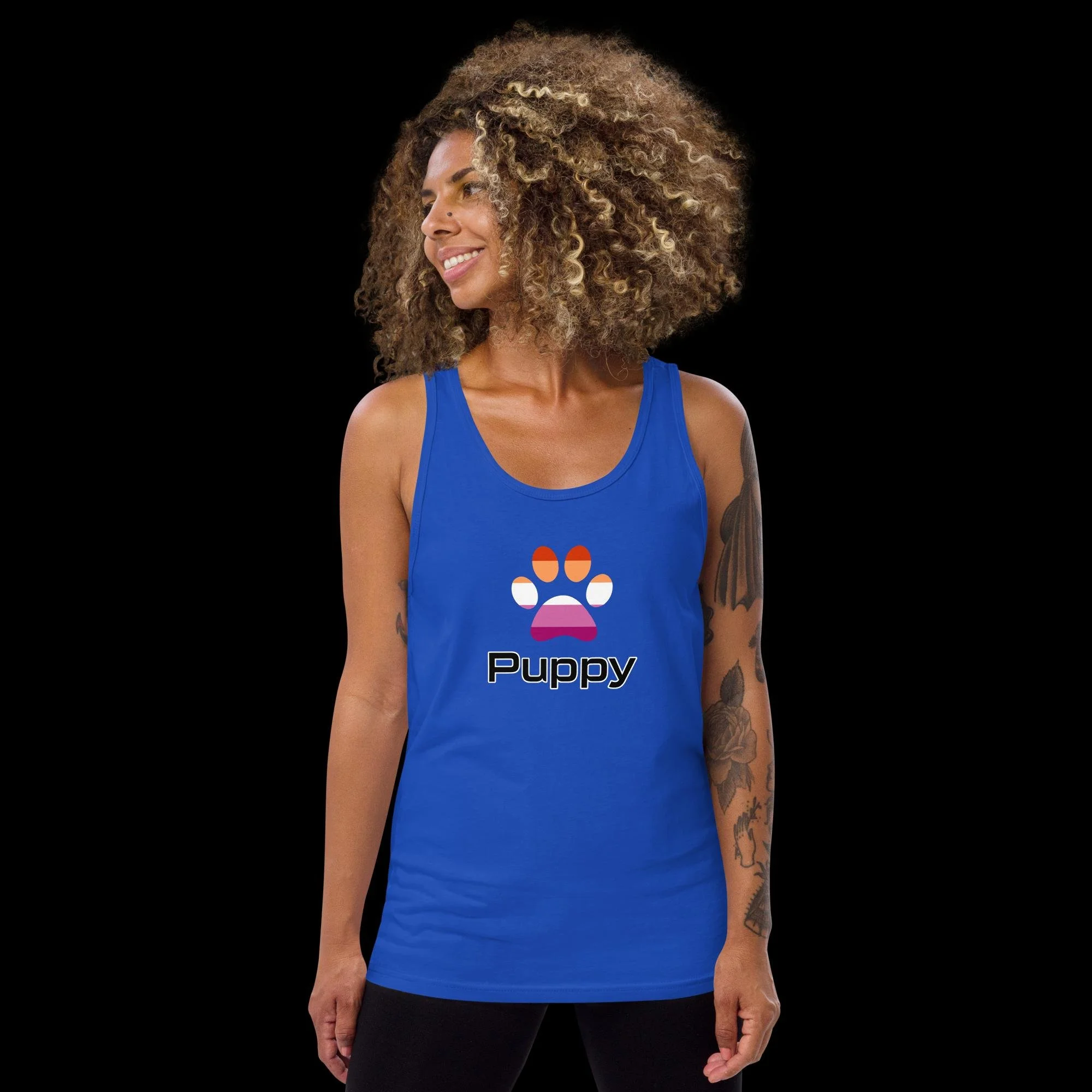 Prime Puppy Tank Top - Lesbian Pride