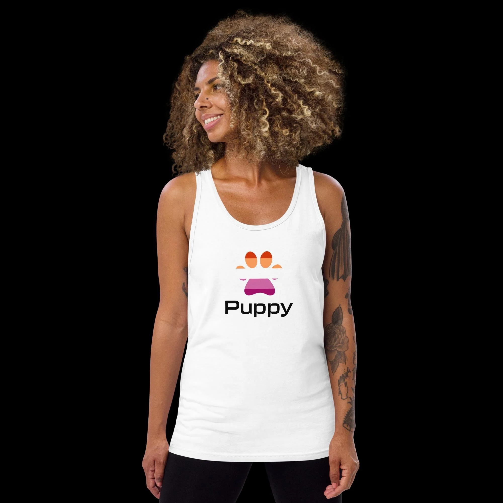 Prime Puppy Tank Top - Lesbian Pride