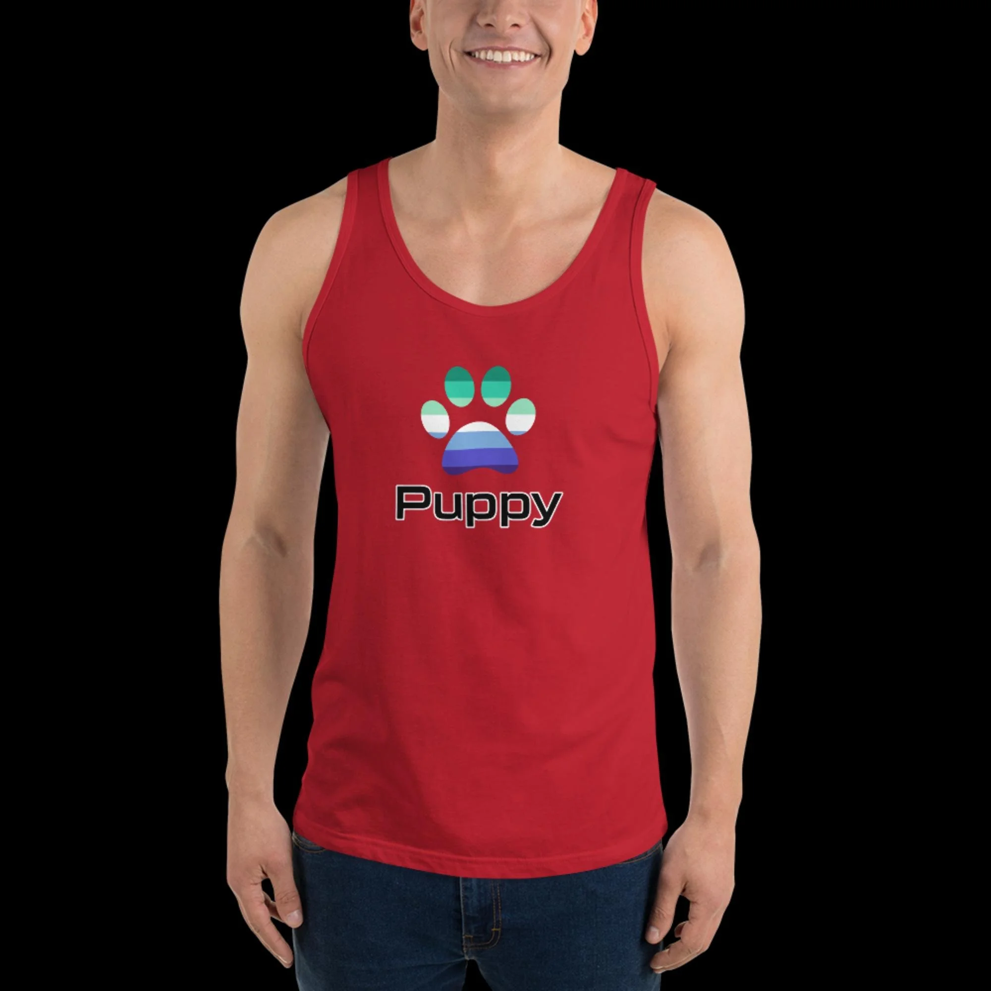 Prime Puppy Tank Top - Gay Pride