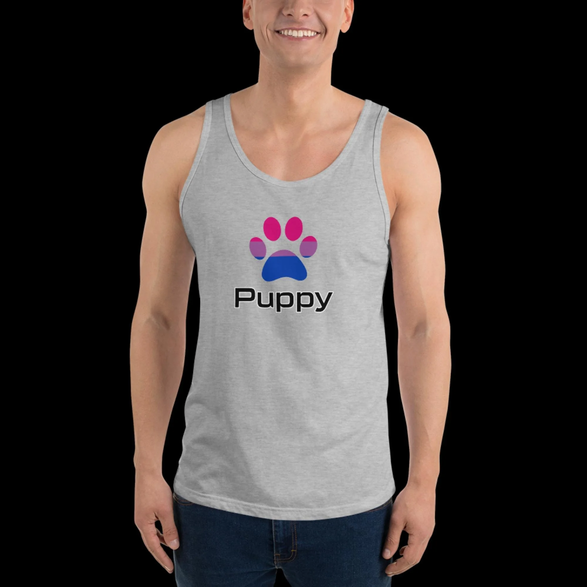 Prime Puppy Tank Top - Bisexual Pride