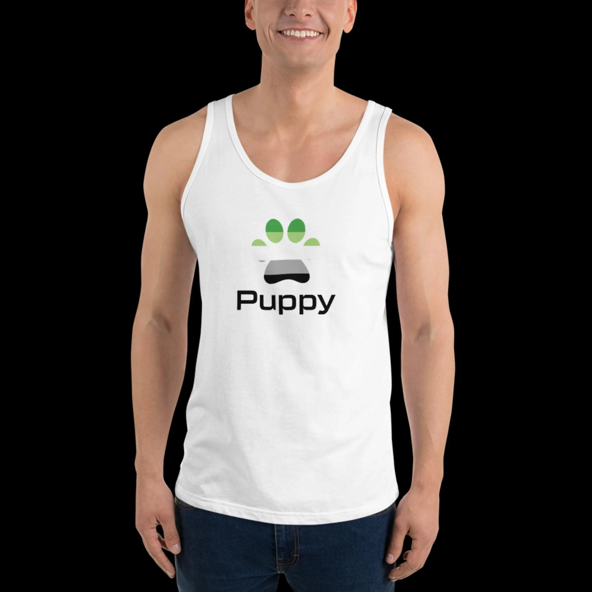 Prime Puppy Tank Top - Aromantic Pride