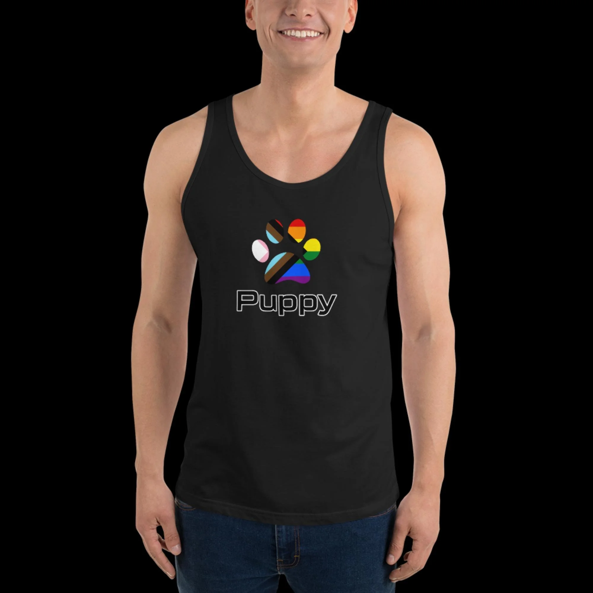 Prime Puppy Tank Top - Progressive Pride