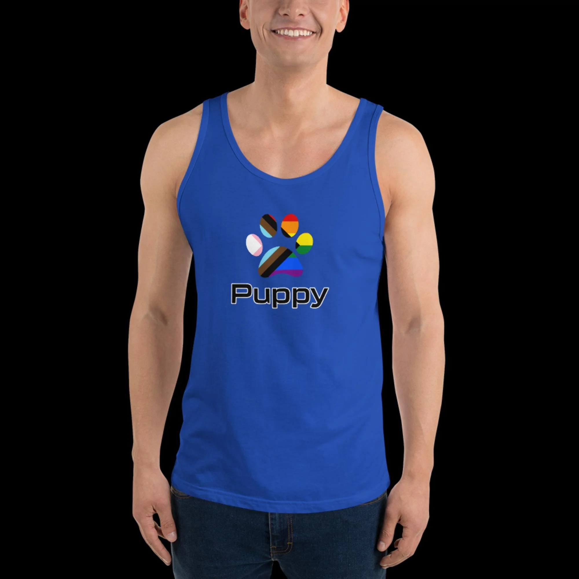 Prime Puppy Tank Top - Progressive Pride