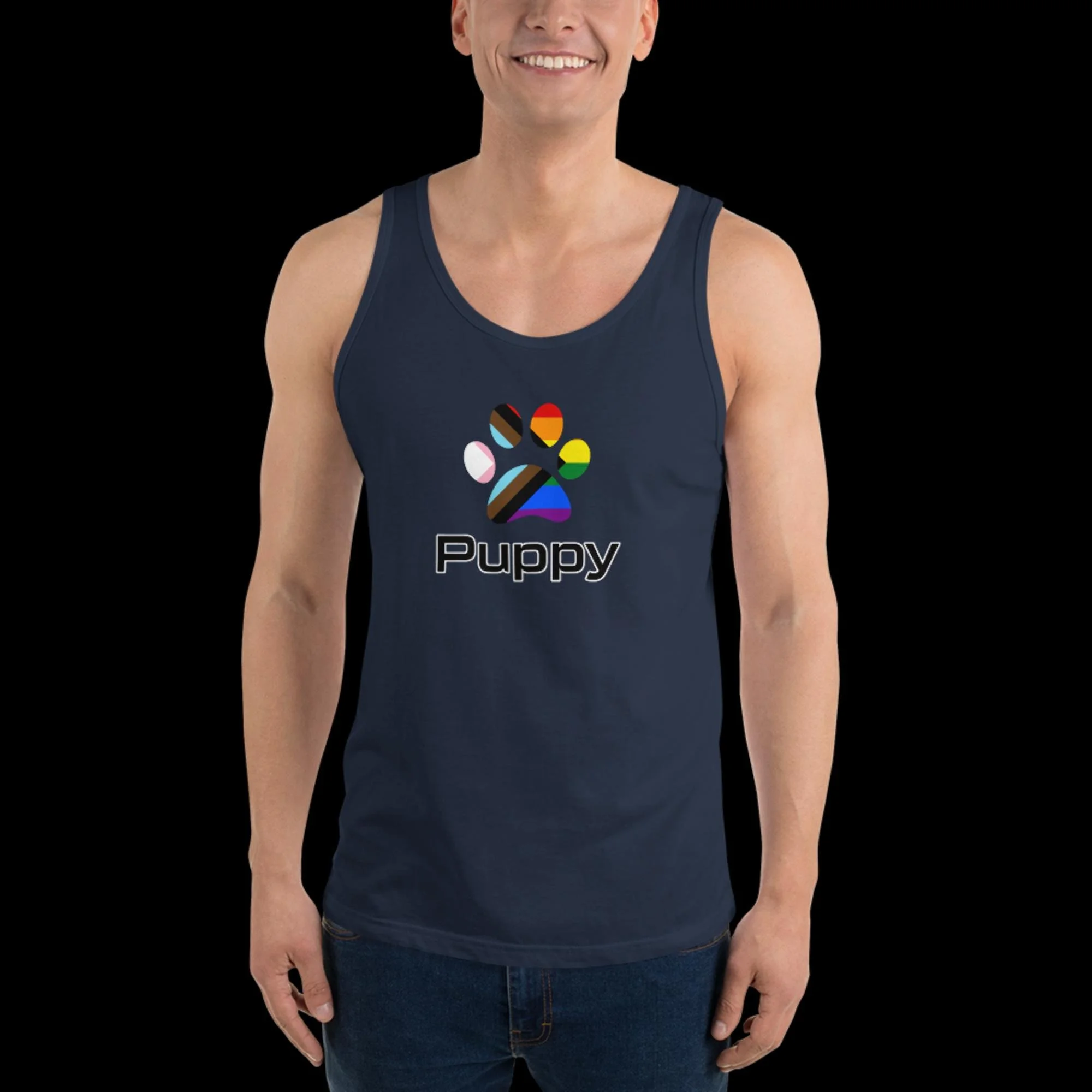 Prime Puppy Tank Top - Progressive Pride