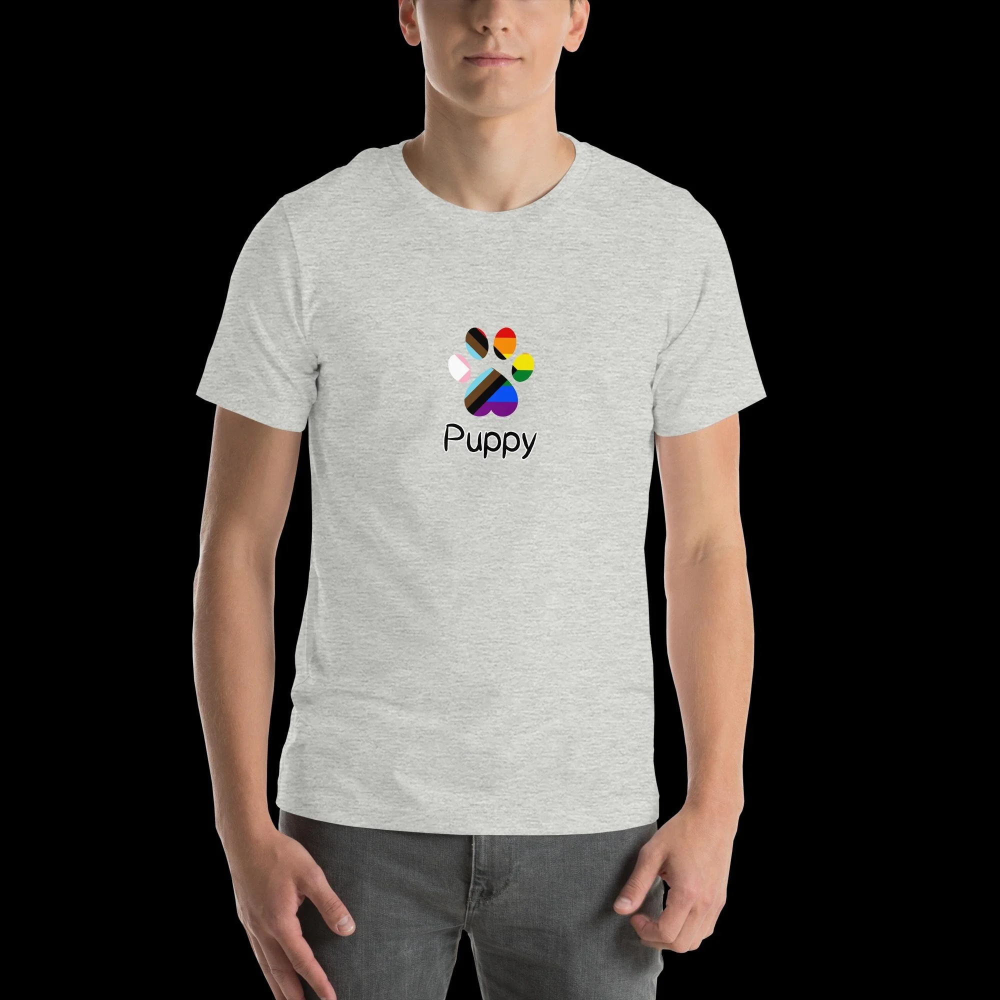 Playful Puppy T-Shirt - Progressive Pride