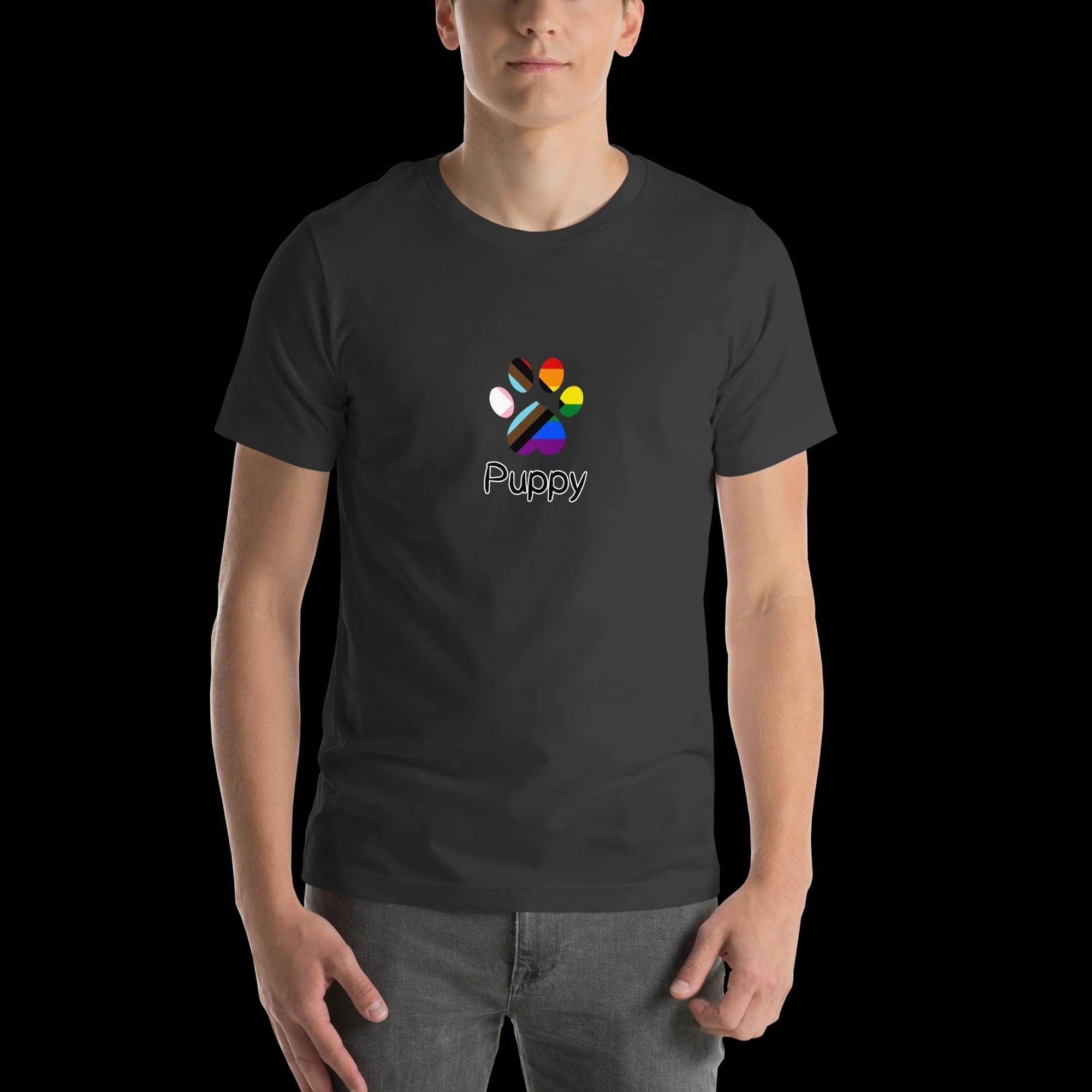 Playful Puppy T-Shirt - Progressive Pride