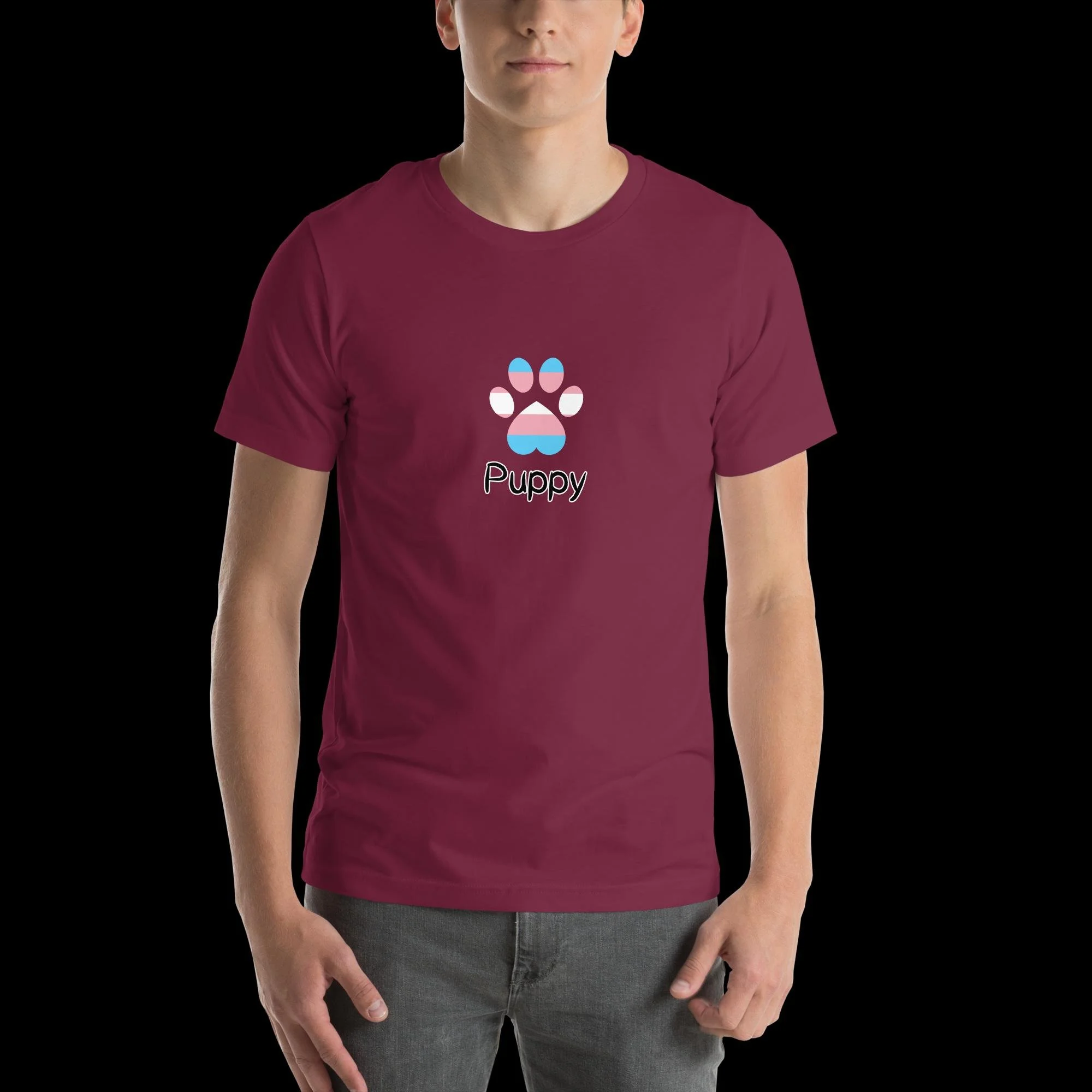 Playful Puppy T-Shirt - Transgender Pride