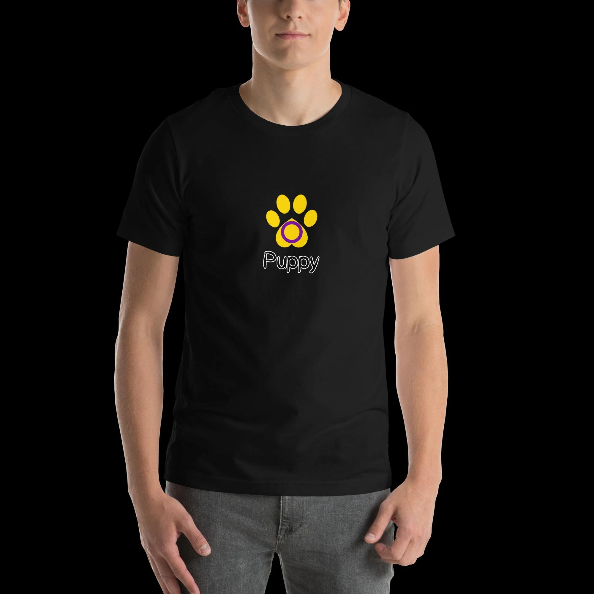 Playful Puppy T-Shirt - Intersex Pride
