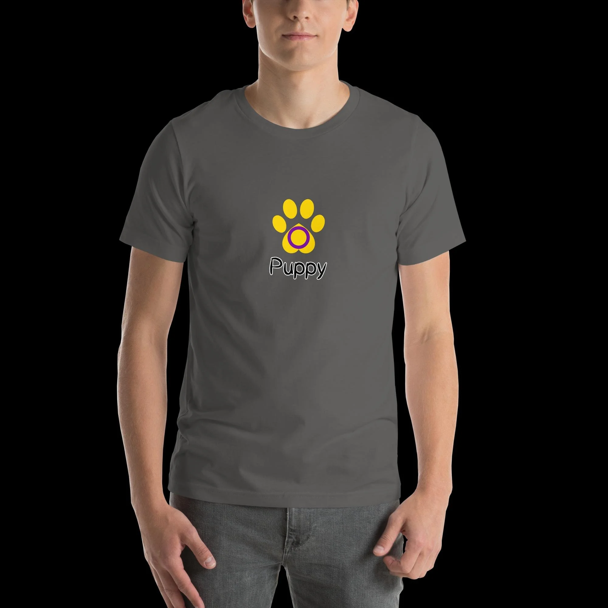 Playful Puppy T-Shirt - Intersex Pride