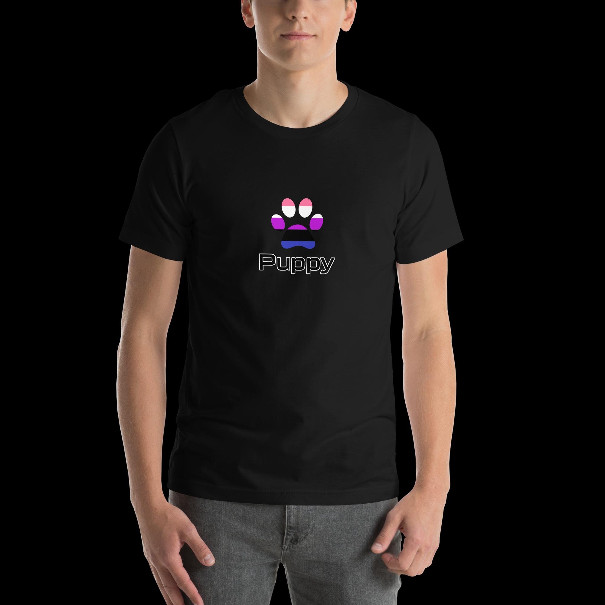Prime Puppy T-Shirt - Genderfluid Pride