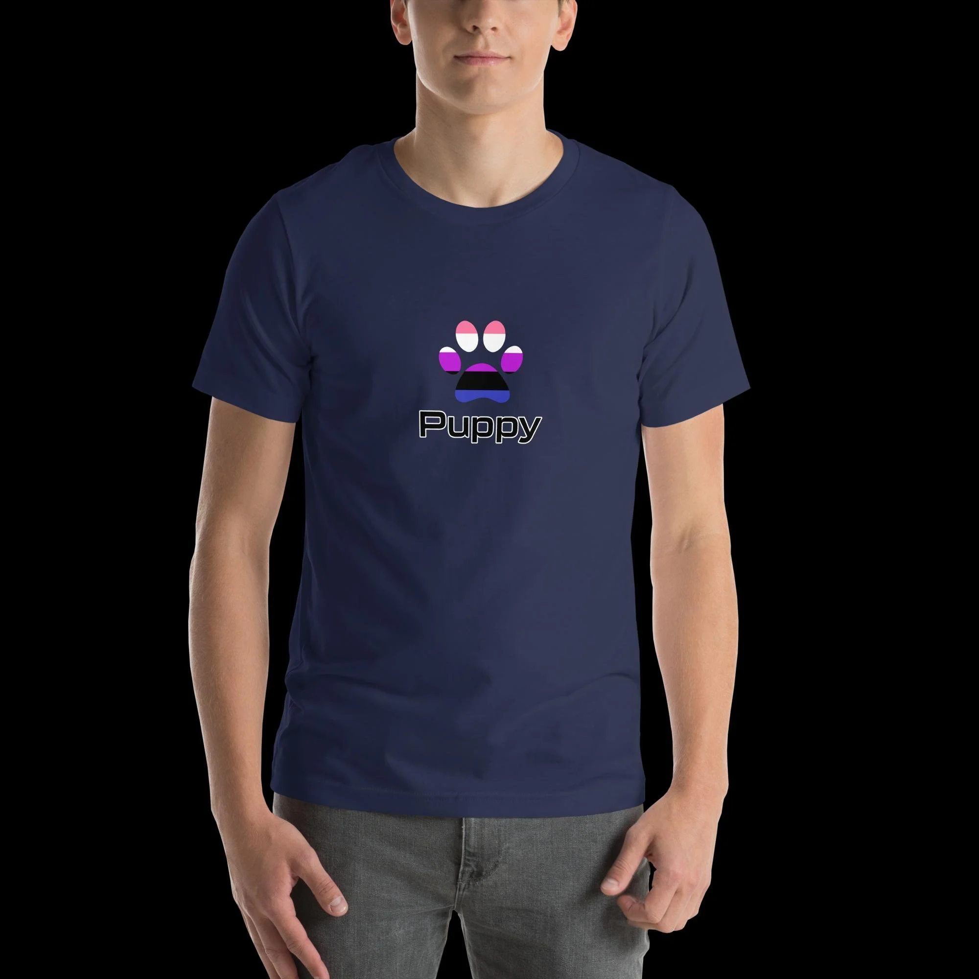 Prime Puppy T-Shirt - Genderfluid Pride