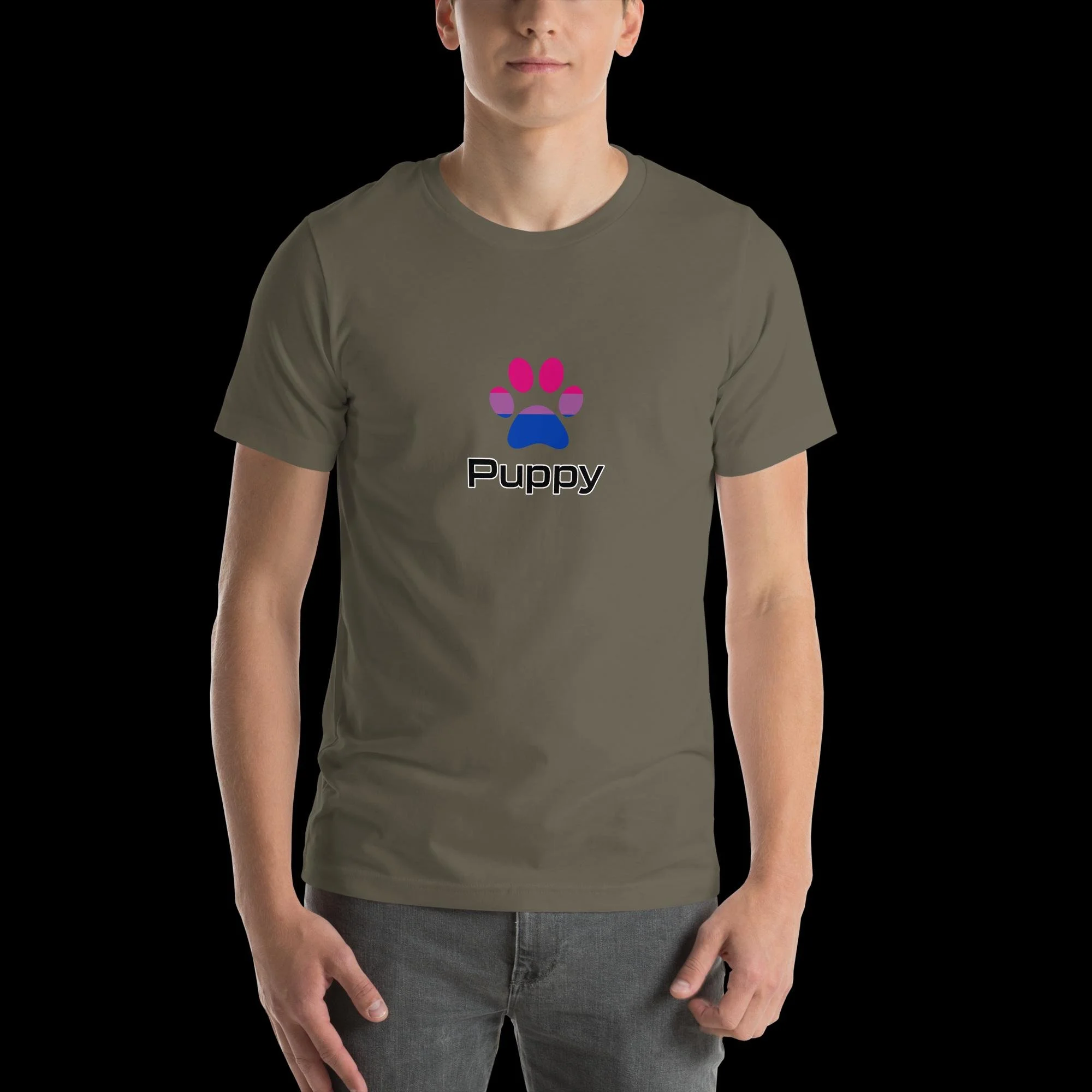 Prime Puppy T-Shirt - Bisexual Pride