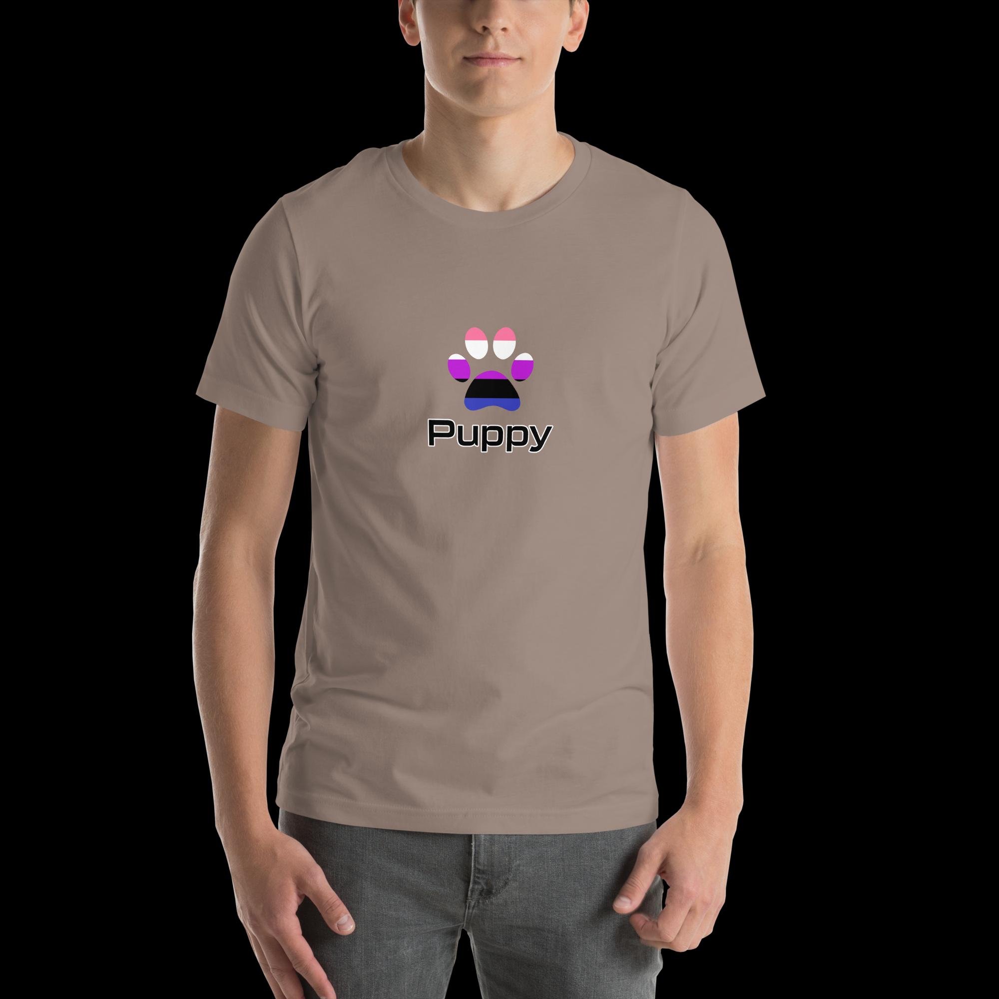 Prime Puppy T-Shirt - Genderfluid Pride
