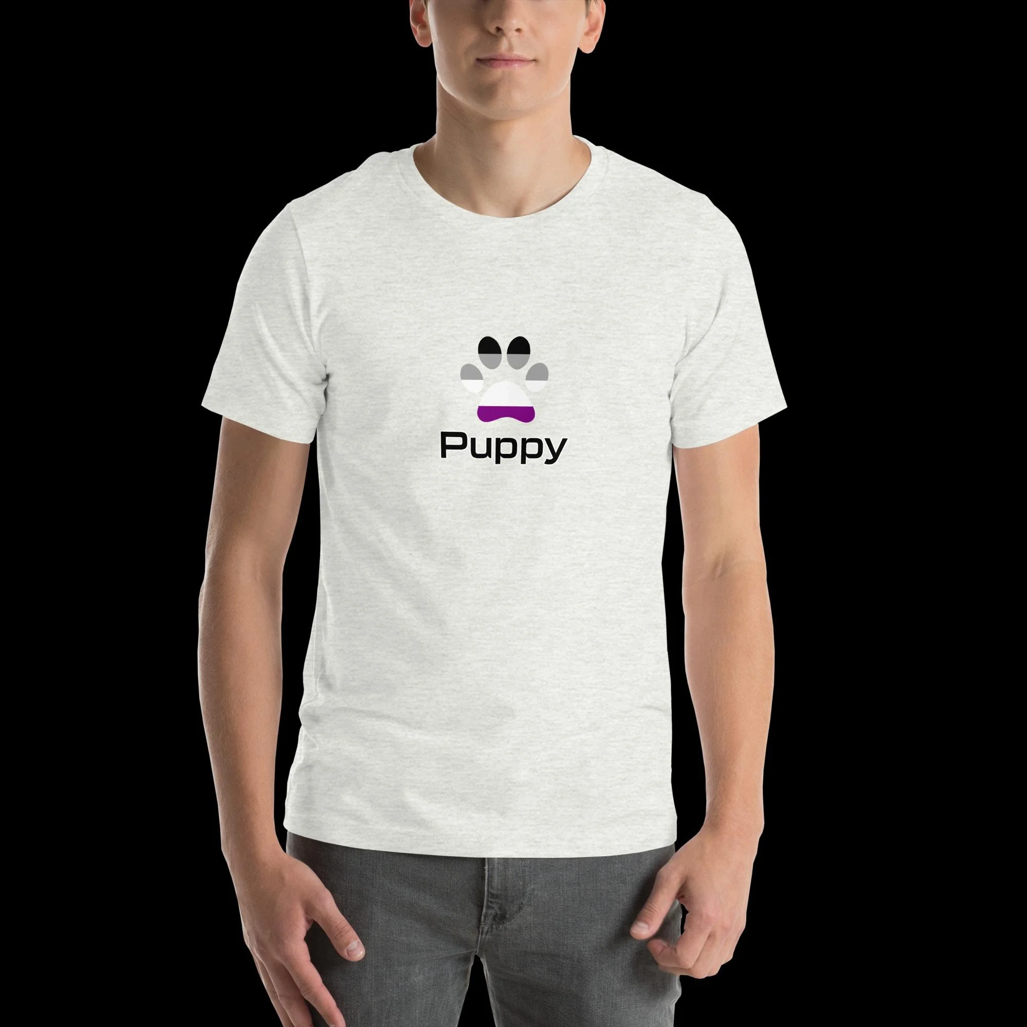 Prime Puppy T-Shirt - Asexual Pride